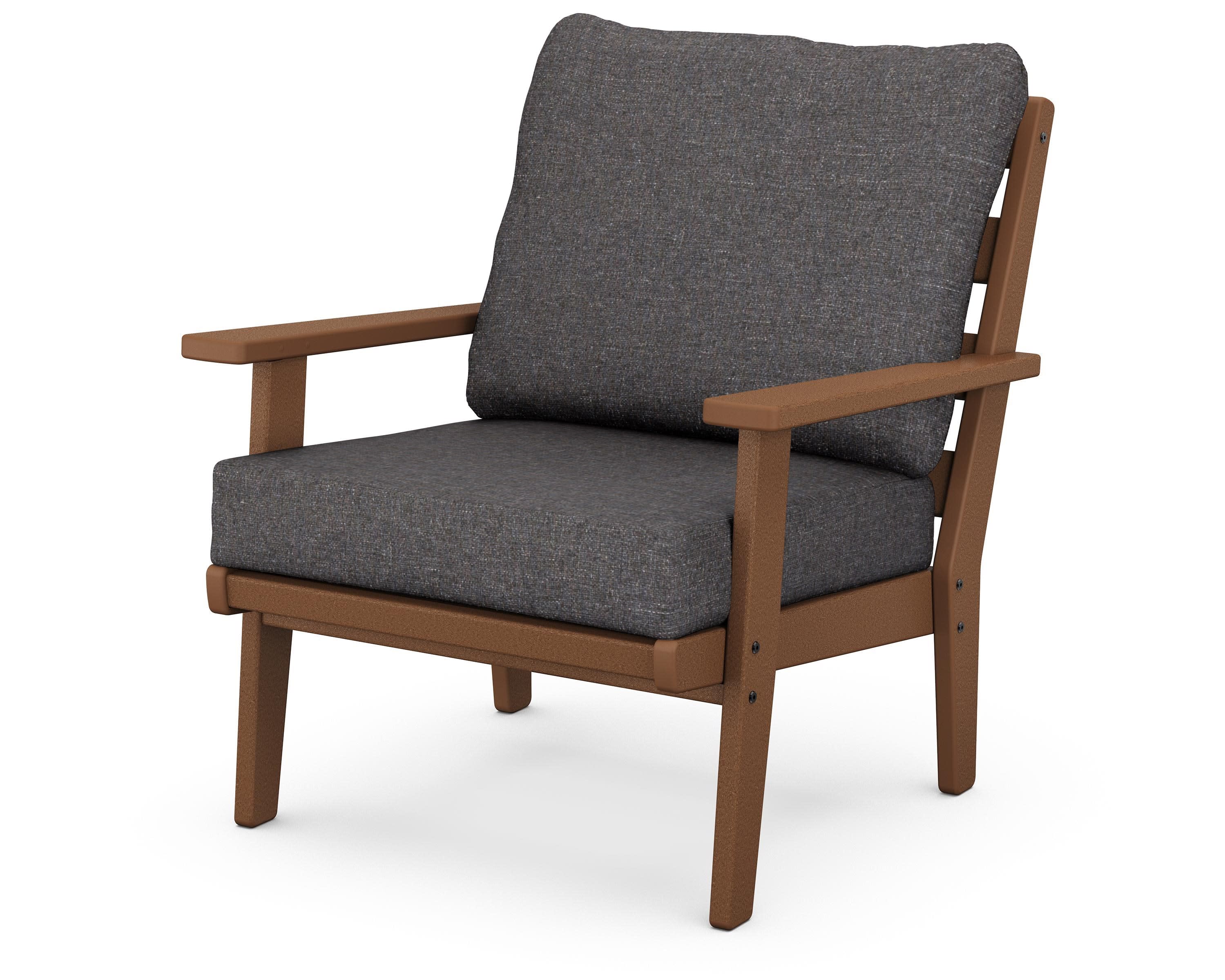 Grant Park Deep Seating Chair in Teak / Ash Charcoal
