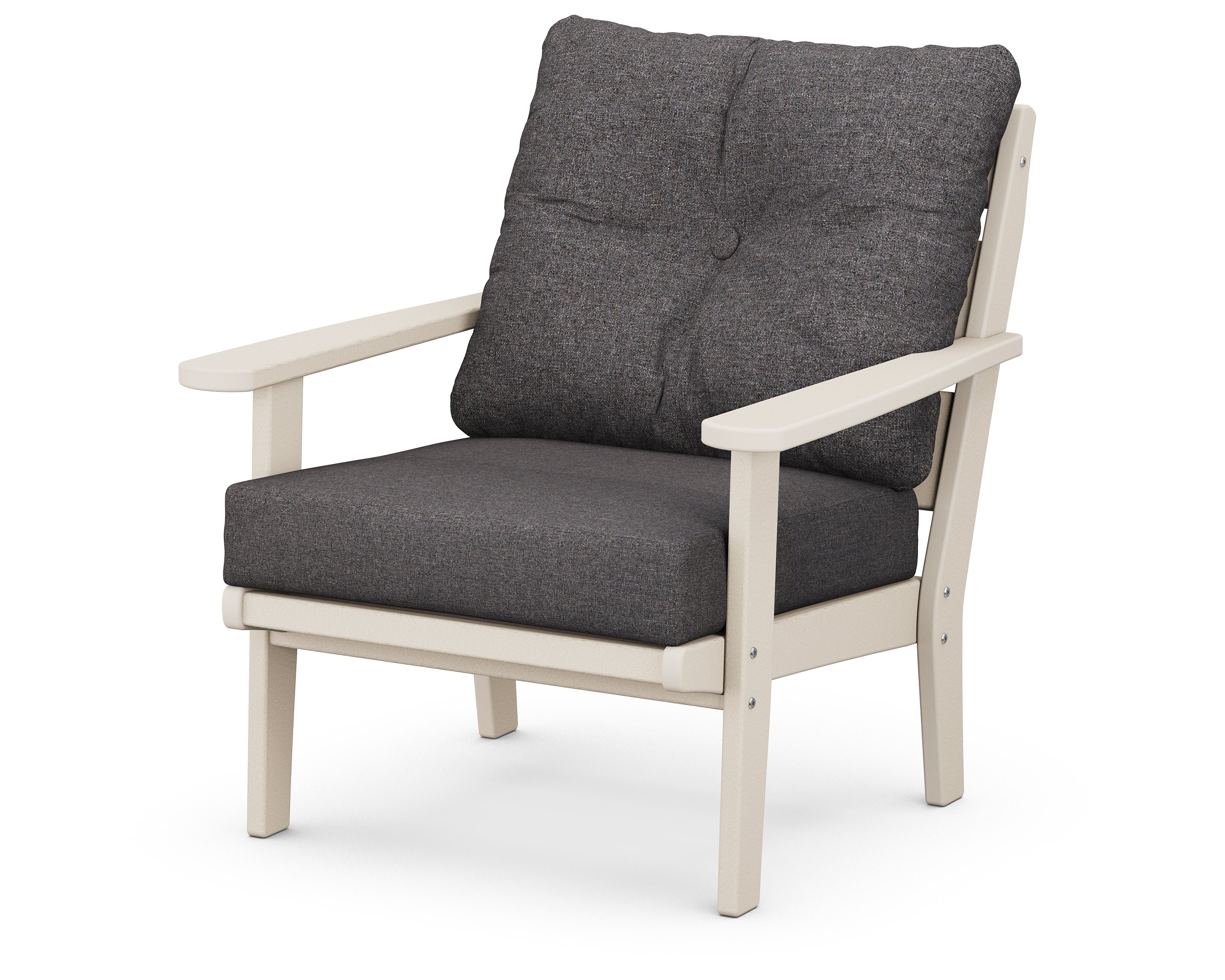 Lakeside Deep Seating Chair in Sand / Ash Charcoal