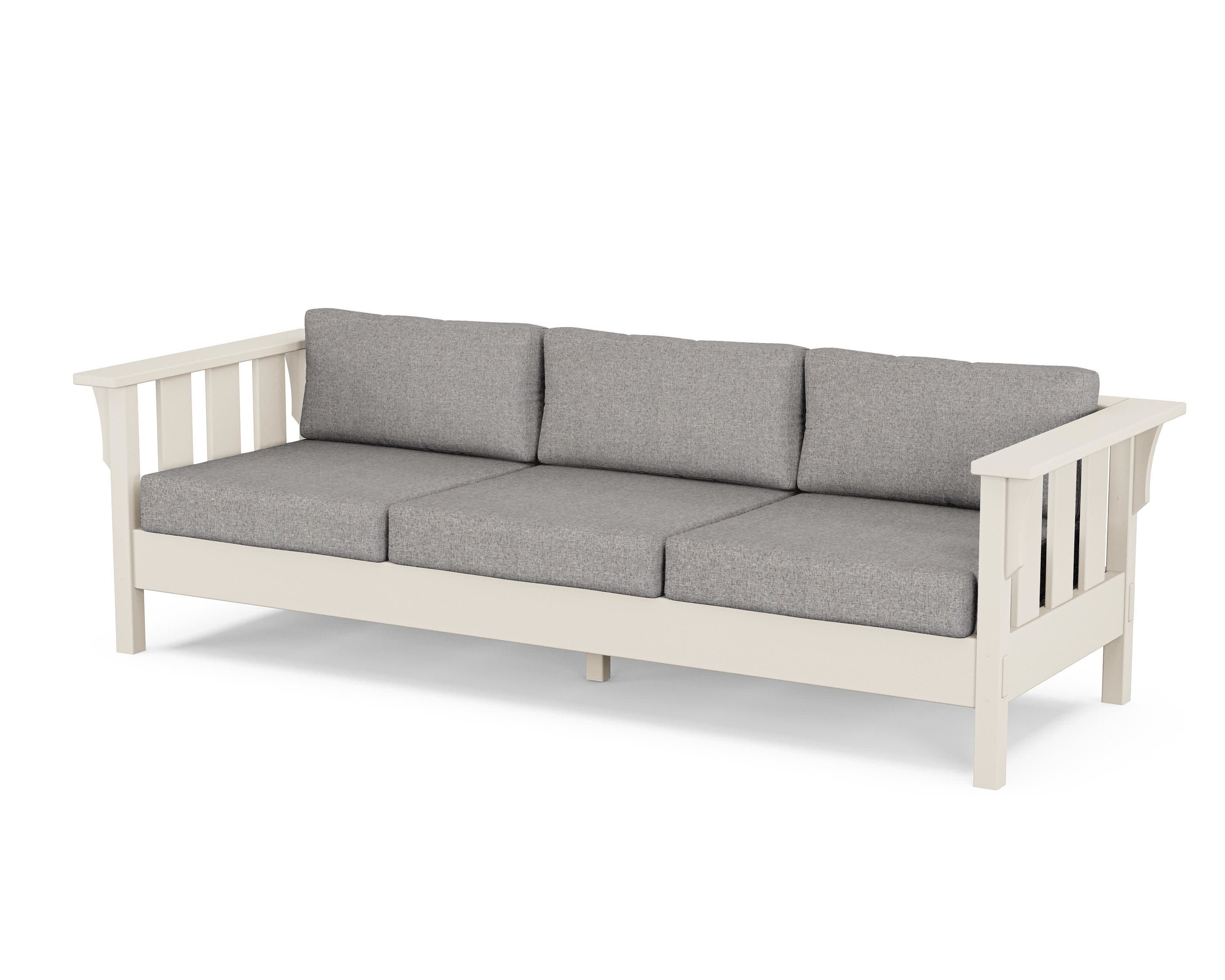 Acadia Deep Seating Sofa in Sand / Grey Mist