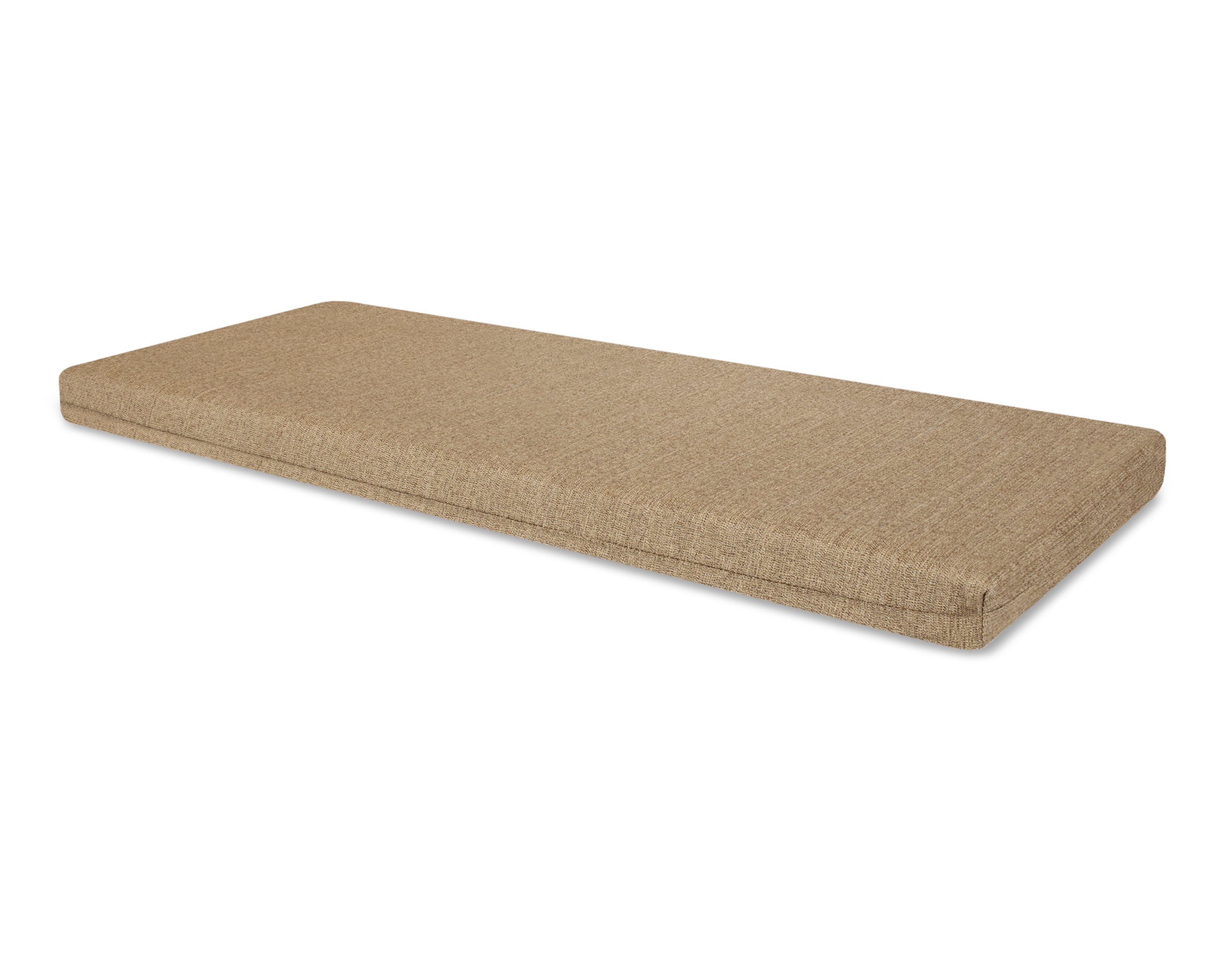 Bench Seat Cushion - 17.5"D x 55"W x 2.5"H in Sesame