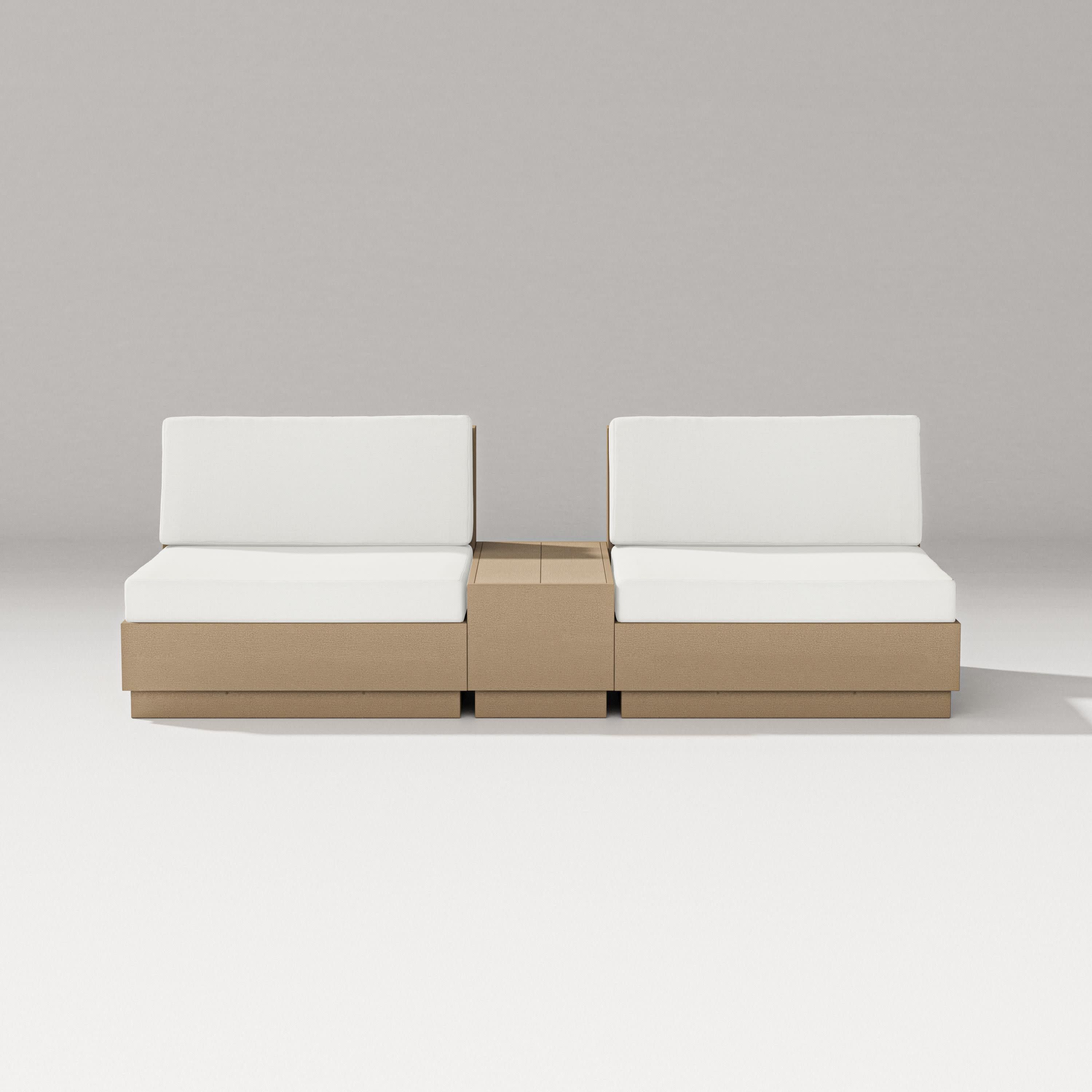 Elevate Lounge Chair Set in Vintage Sahara / Natural Linen