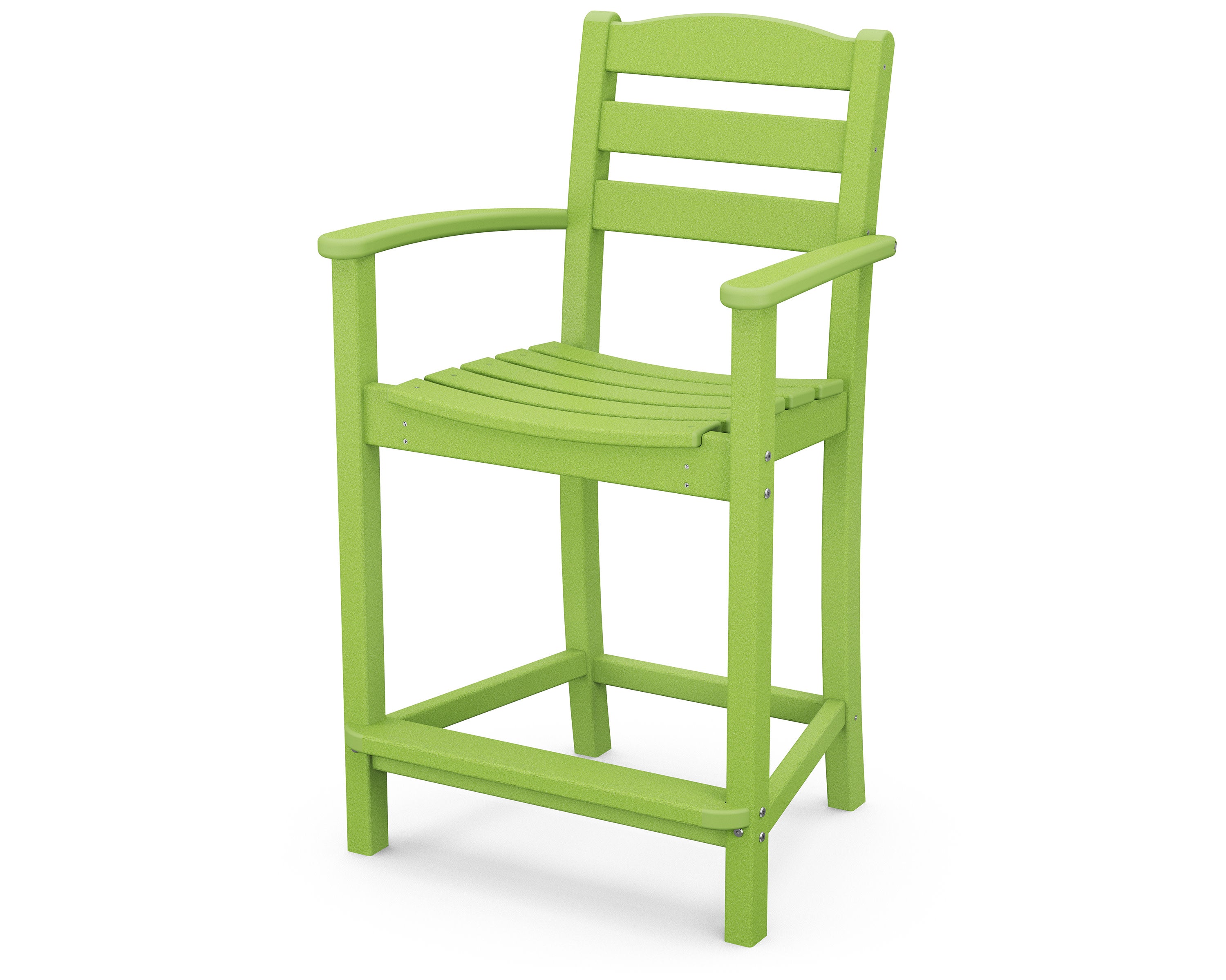La Casa Caf Counter Arm Chair in Lime