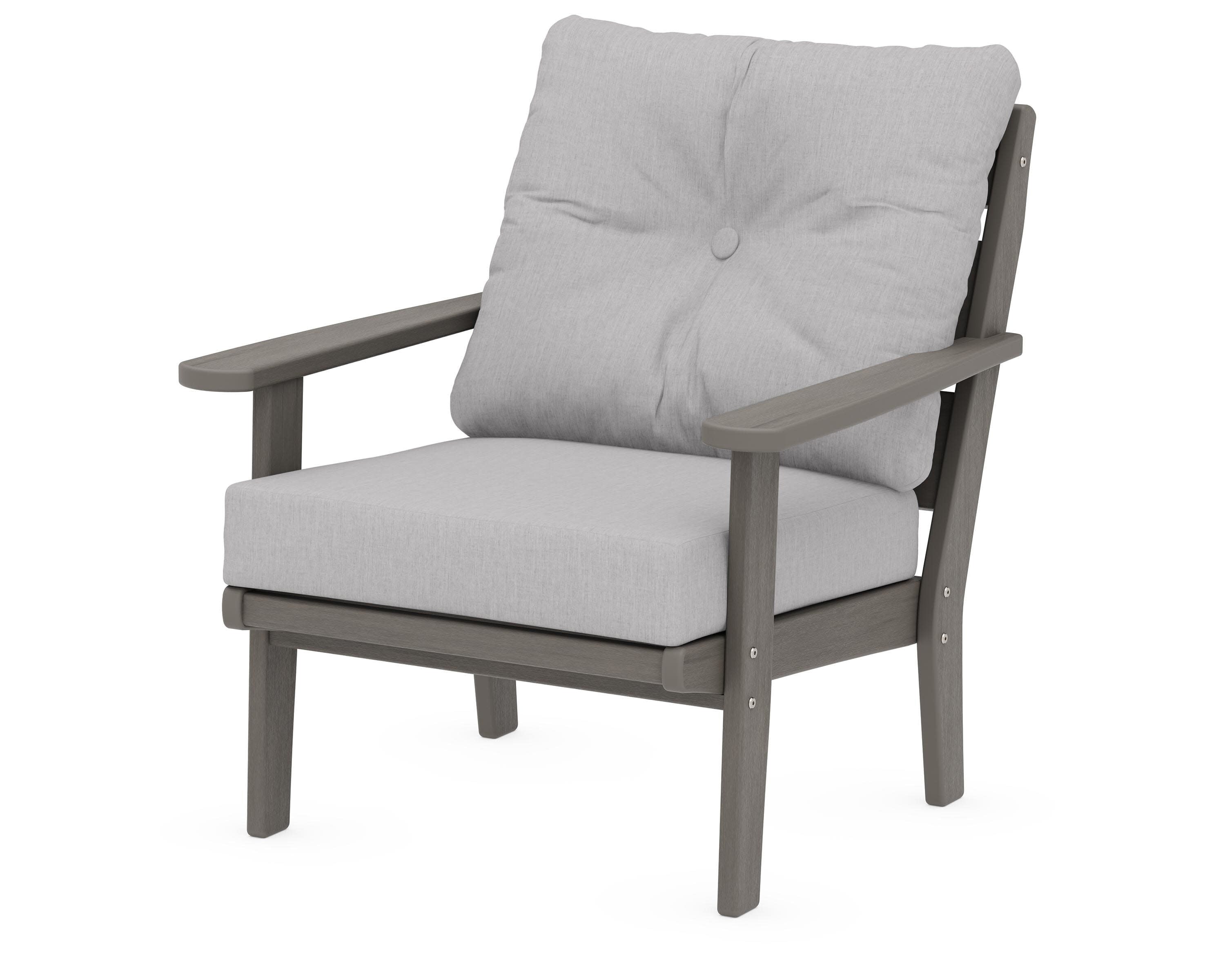 Lakeside Deep Seating Chair in Driftwood / Granite