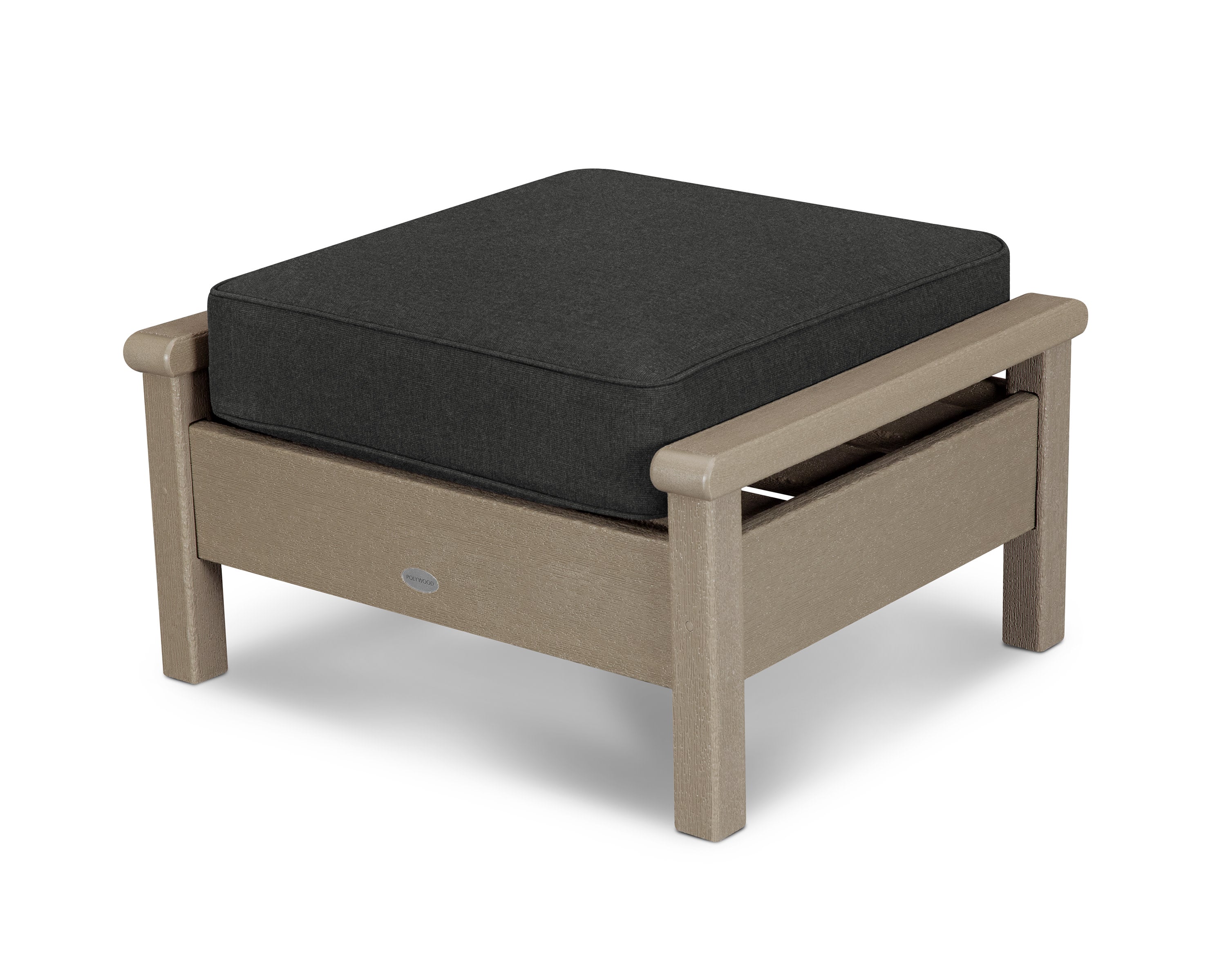 Harbour Deep Seating Ottoman in Vintage Sahara / Spectrum Carbon