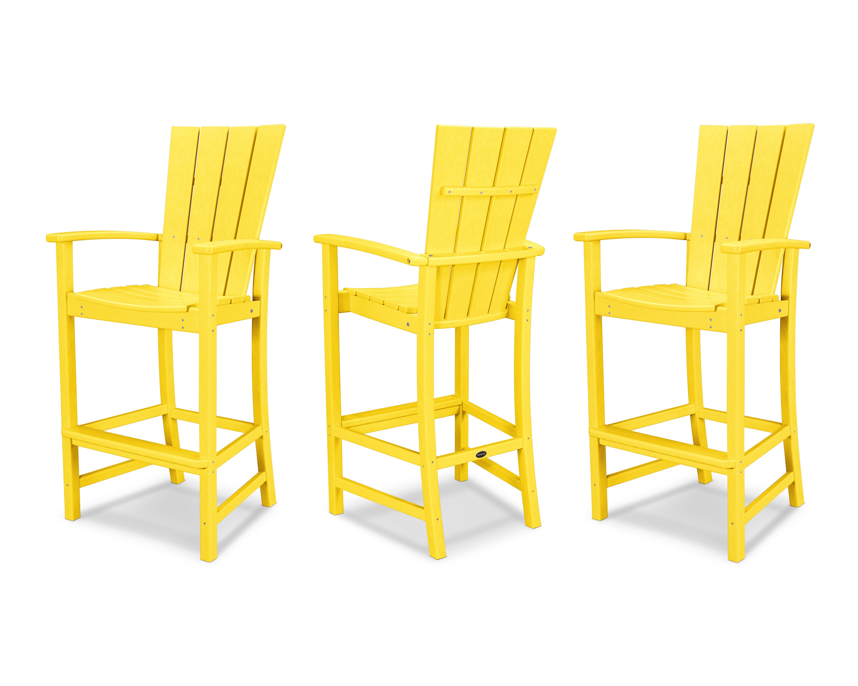 Quattro 3-Piece Bar Set in Lemon