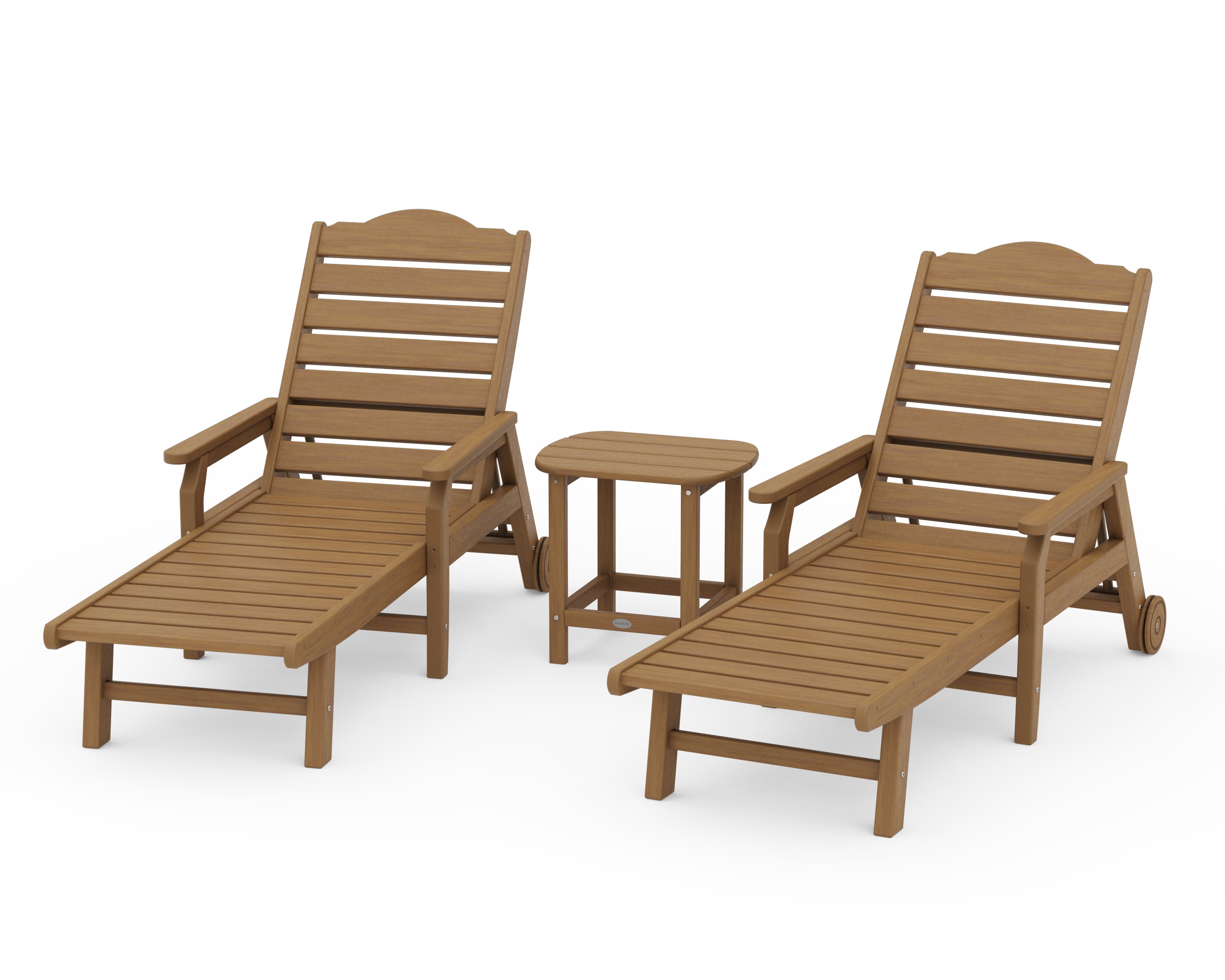 3-Piece Savannah Chaise Lounge Set in Natural