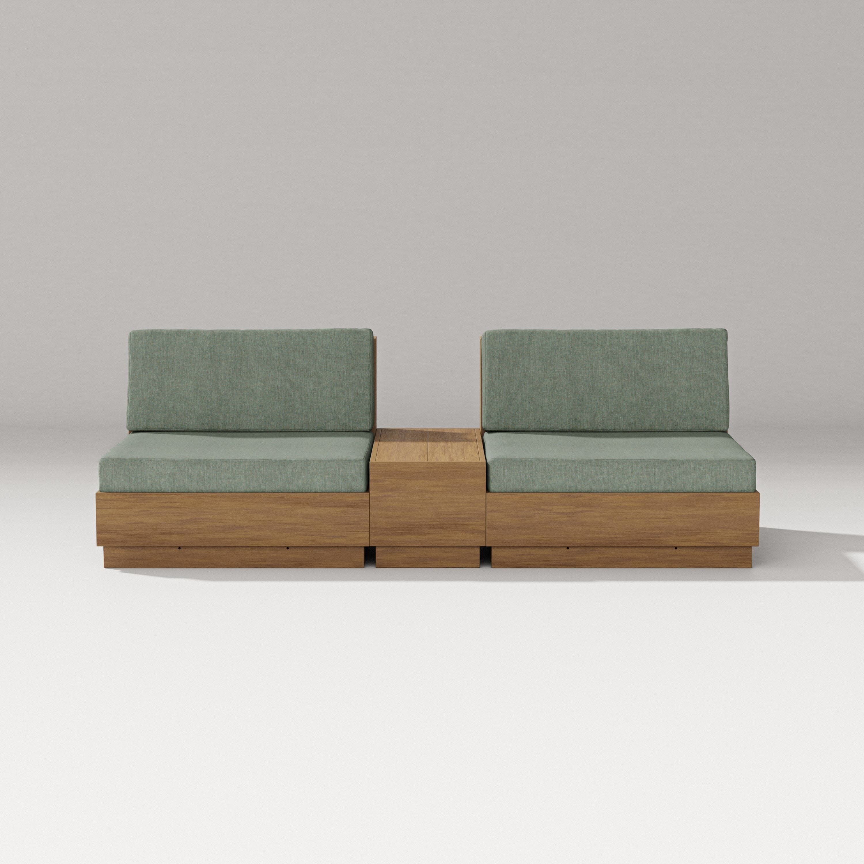 Elevate Lounge Chair Set in Natural / Cast Sage