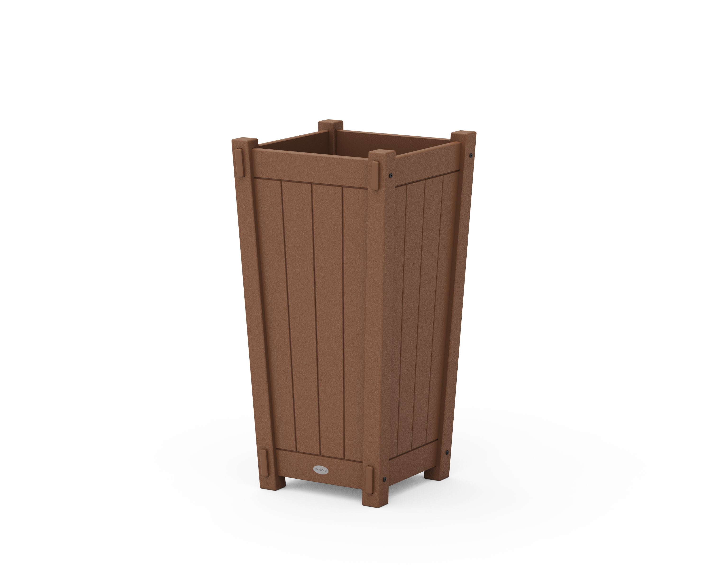 Vineyard Tapered Square Planter Box in Teak