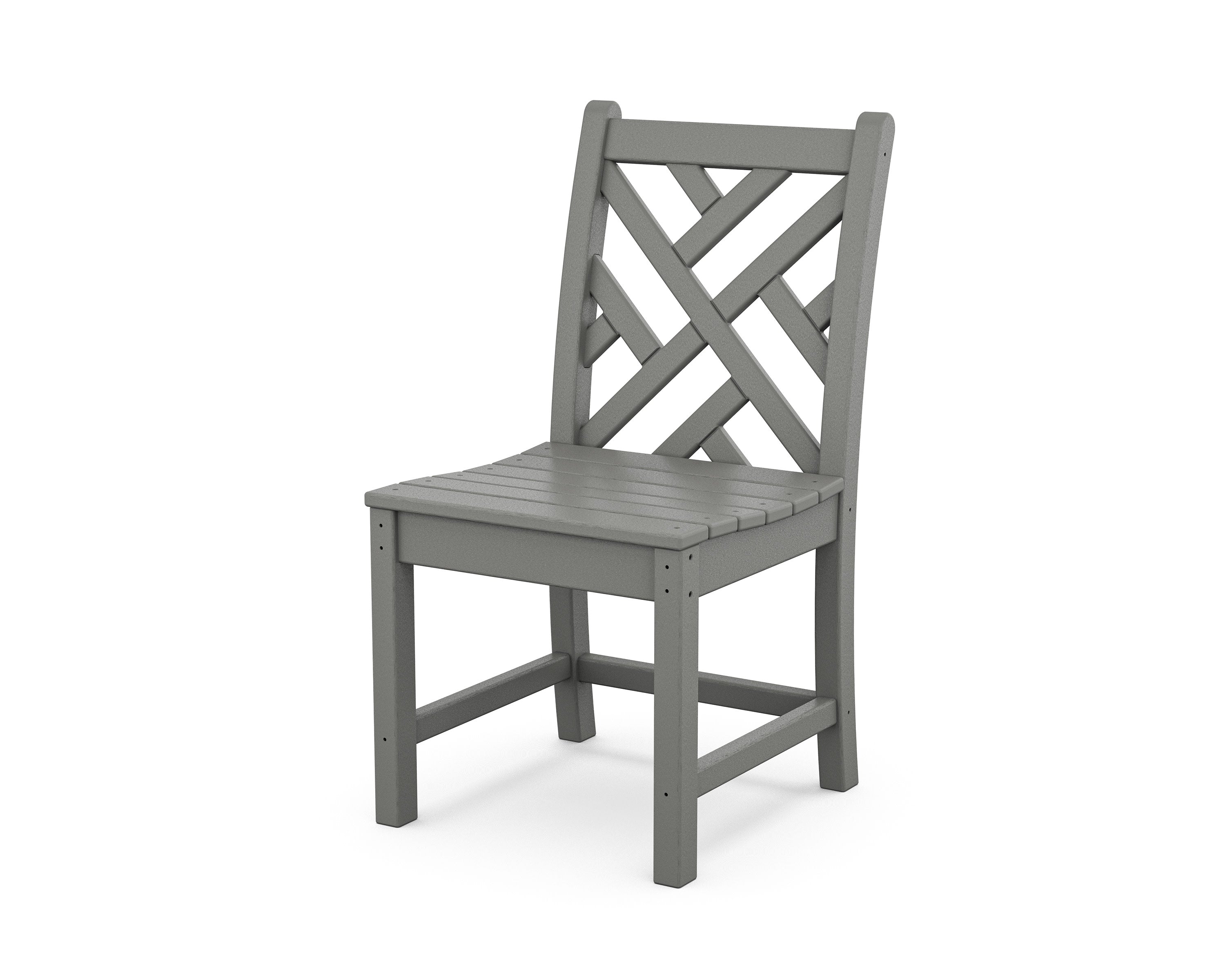 Chippendale Dining Side Chair in Slate Grey