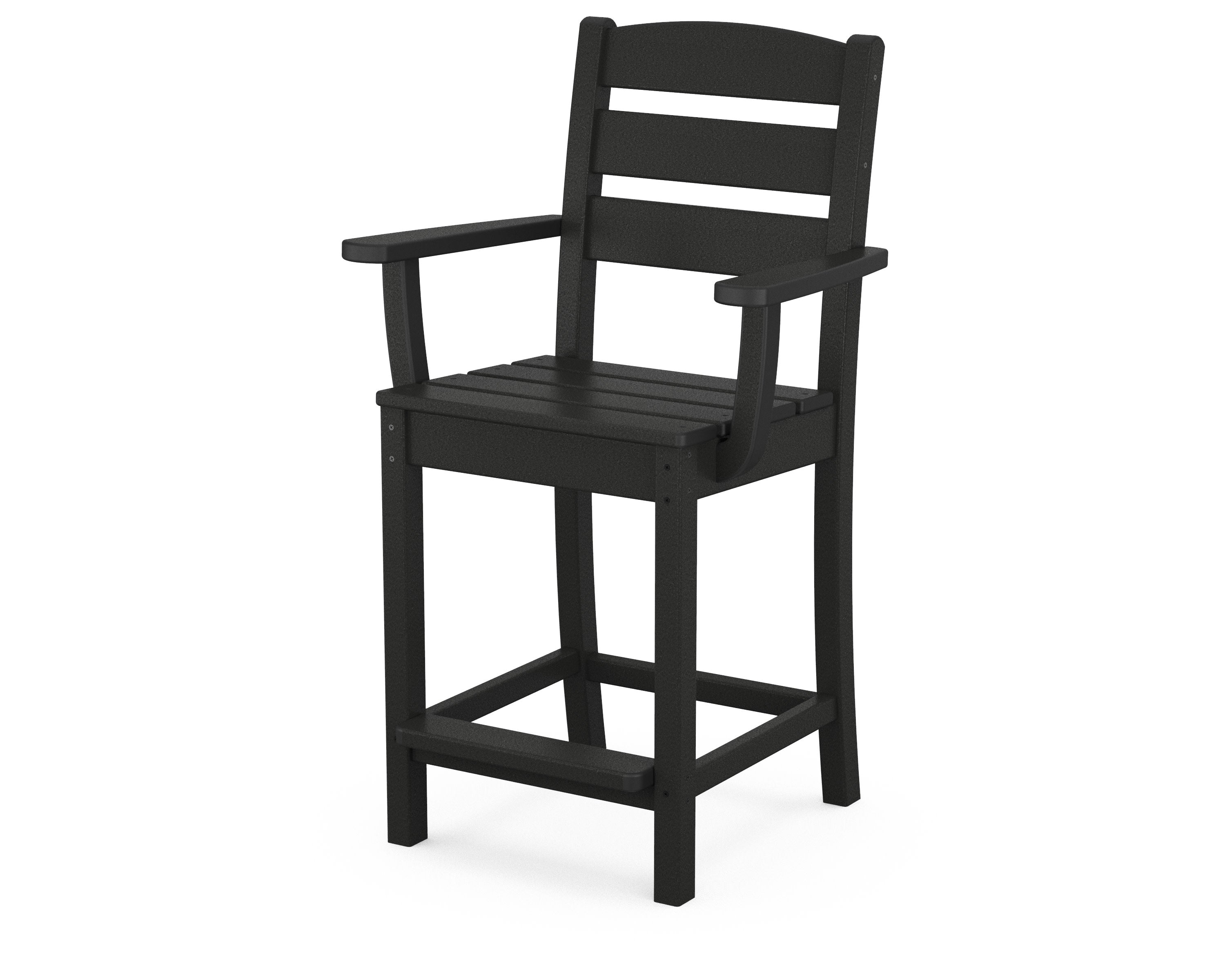 Lakeside Counter Arm Chair in Black
