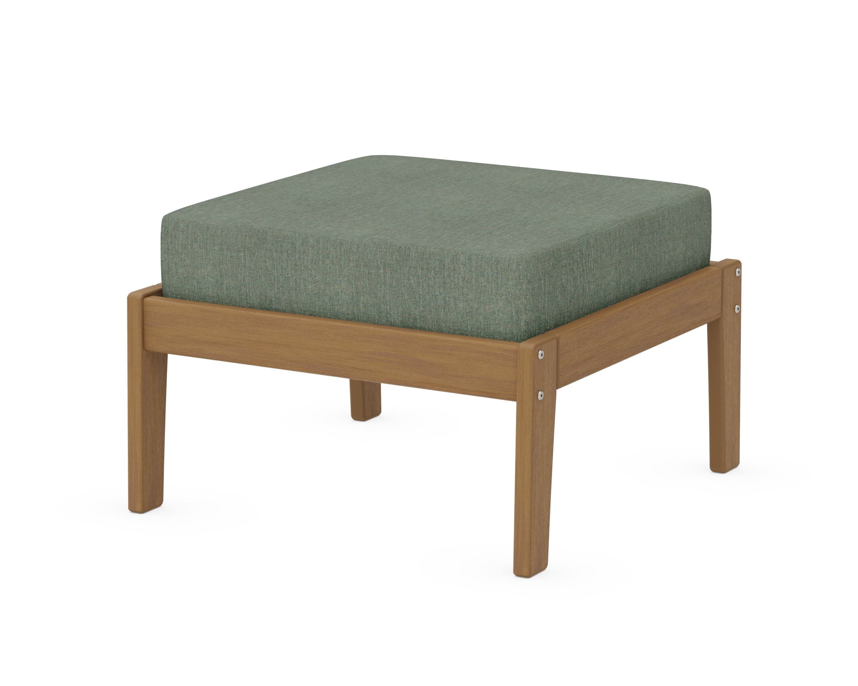 Deep Seating Ottoman in Natural / Cast Sage
