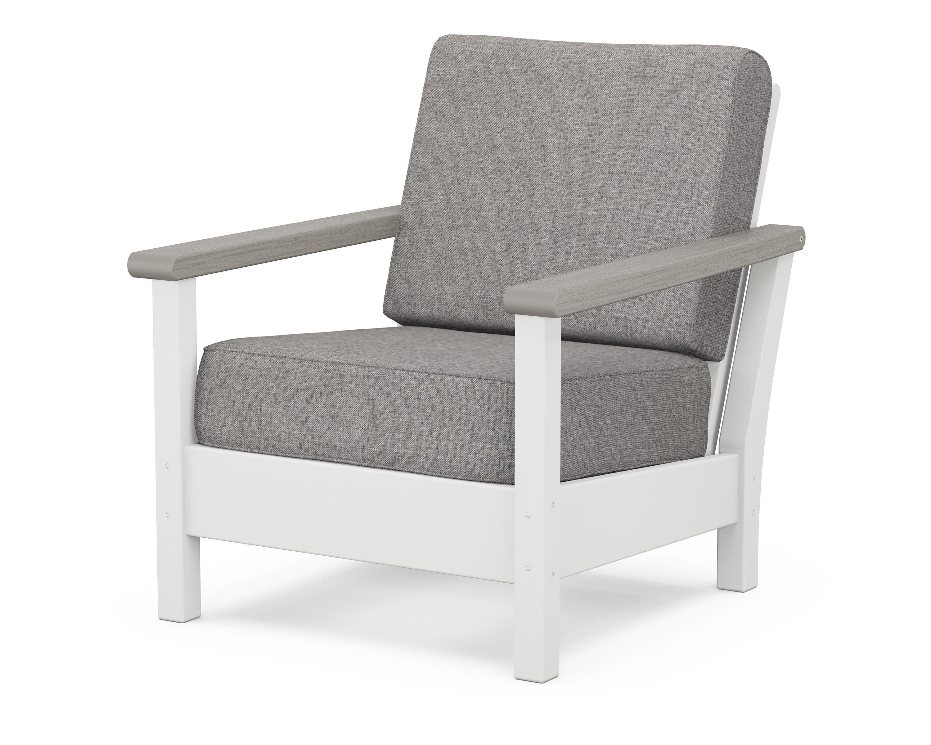 Harbour Deep Seating Chair in White / Driftwood / Grey Mist