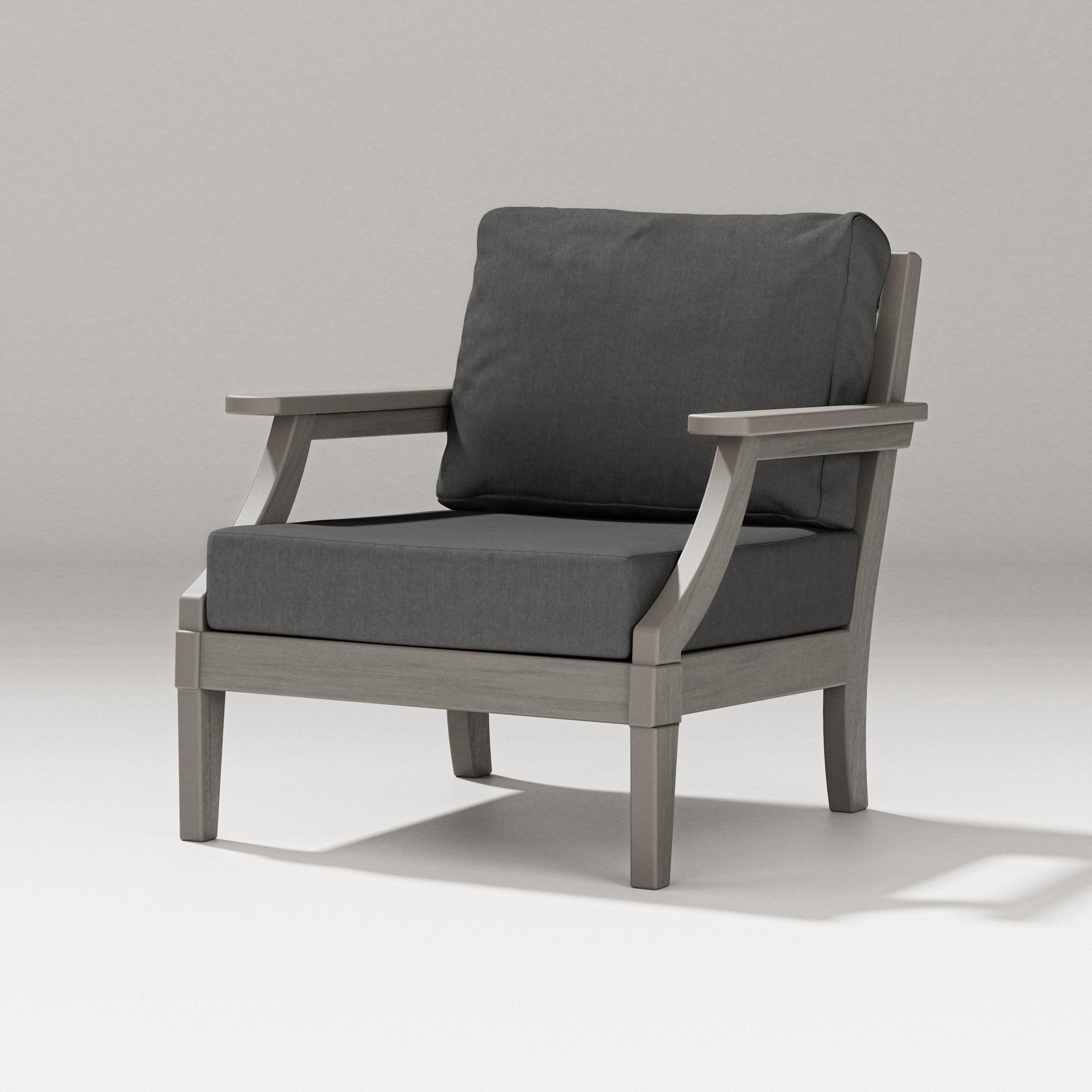 Estate Lounge Chair in Driftwood / Spectrum Carbon