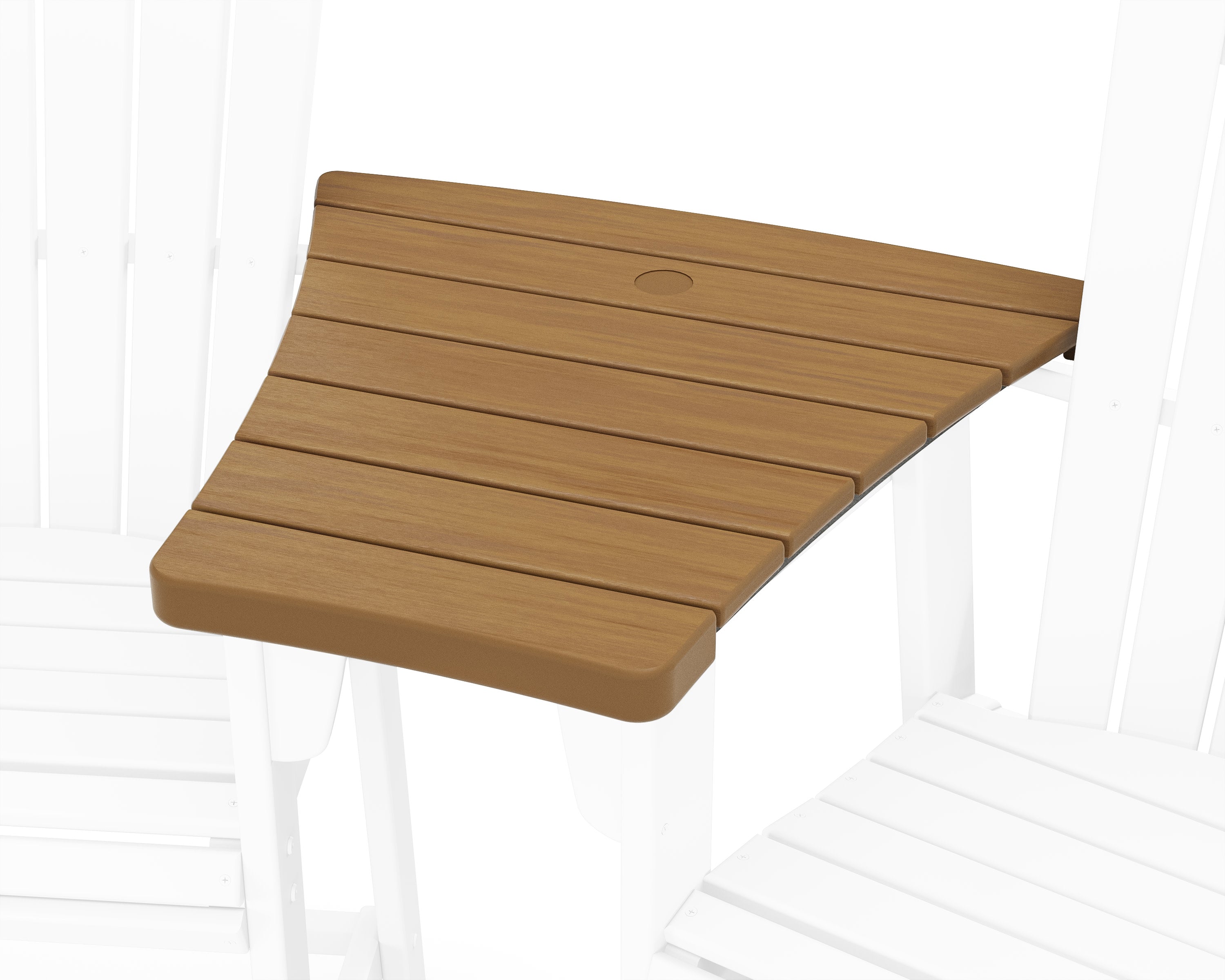 600 Series Angled Adirondack Dining Connecting Table in Natural