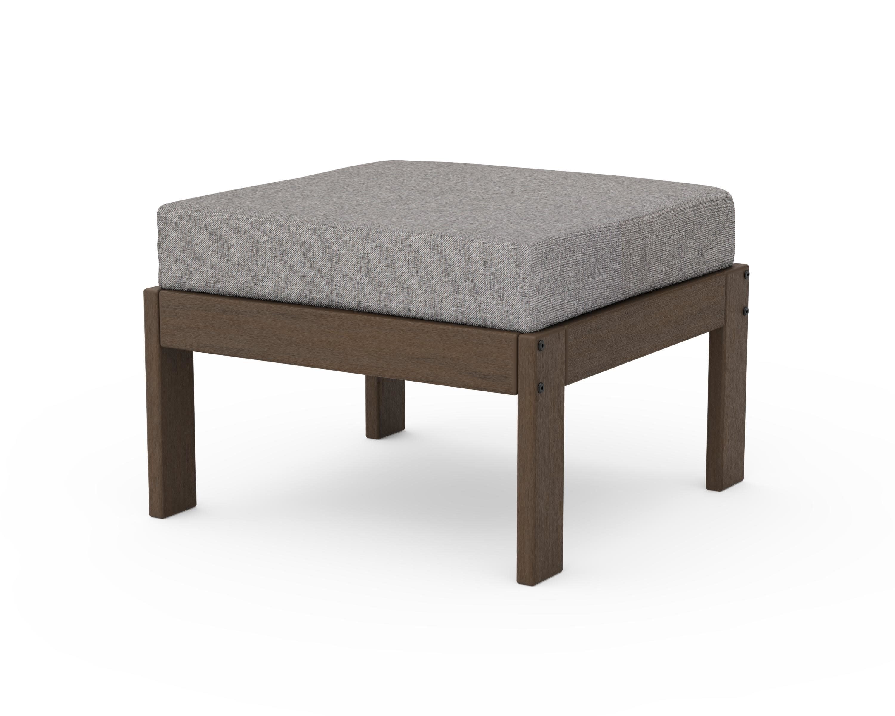 Vineyard Modular Ottoman in Kona / Grey Mist