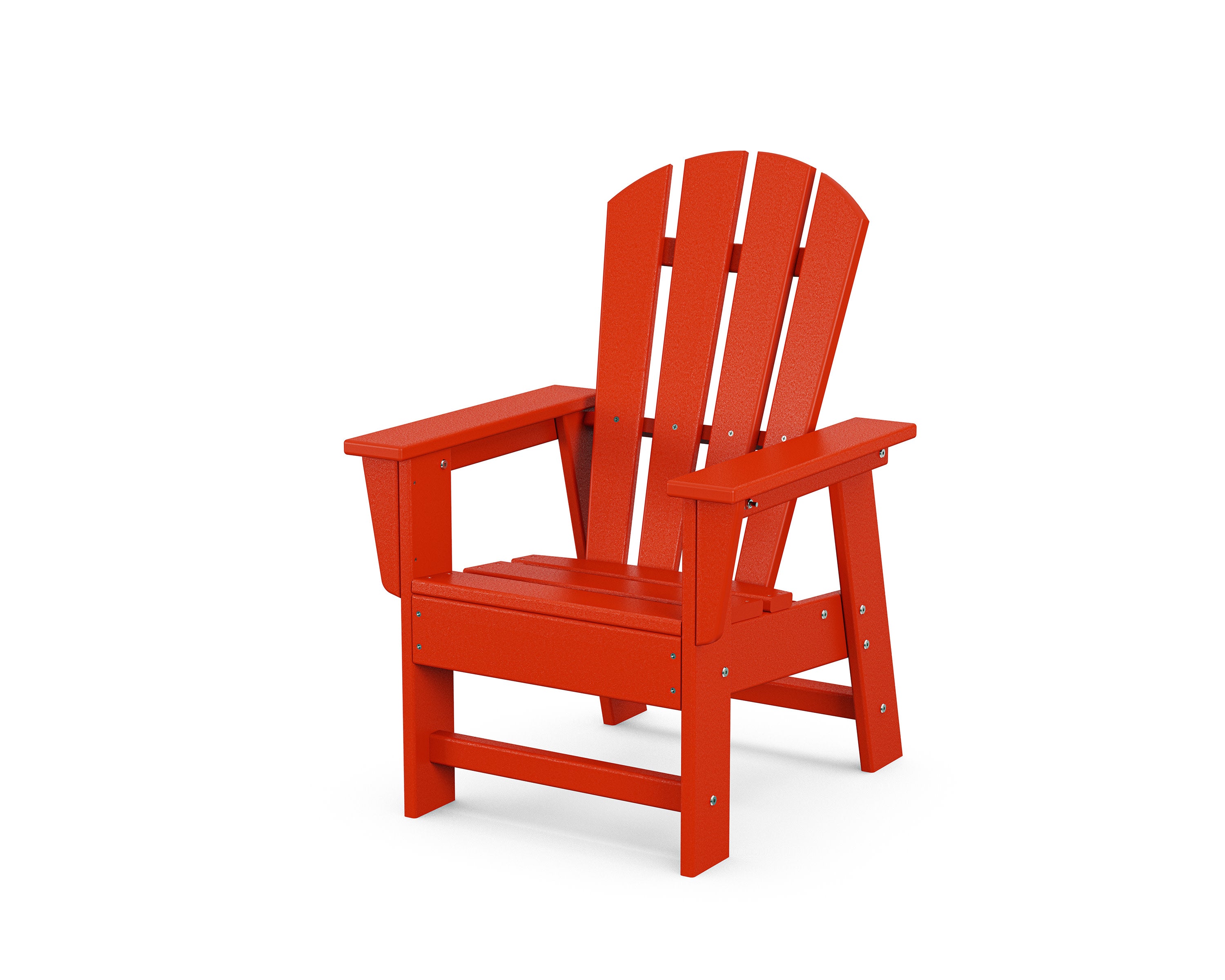Kids Adirondack Chair in Sunset Red