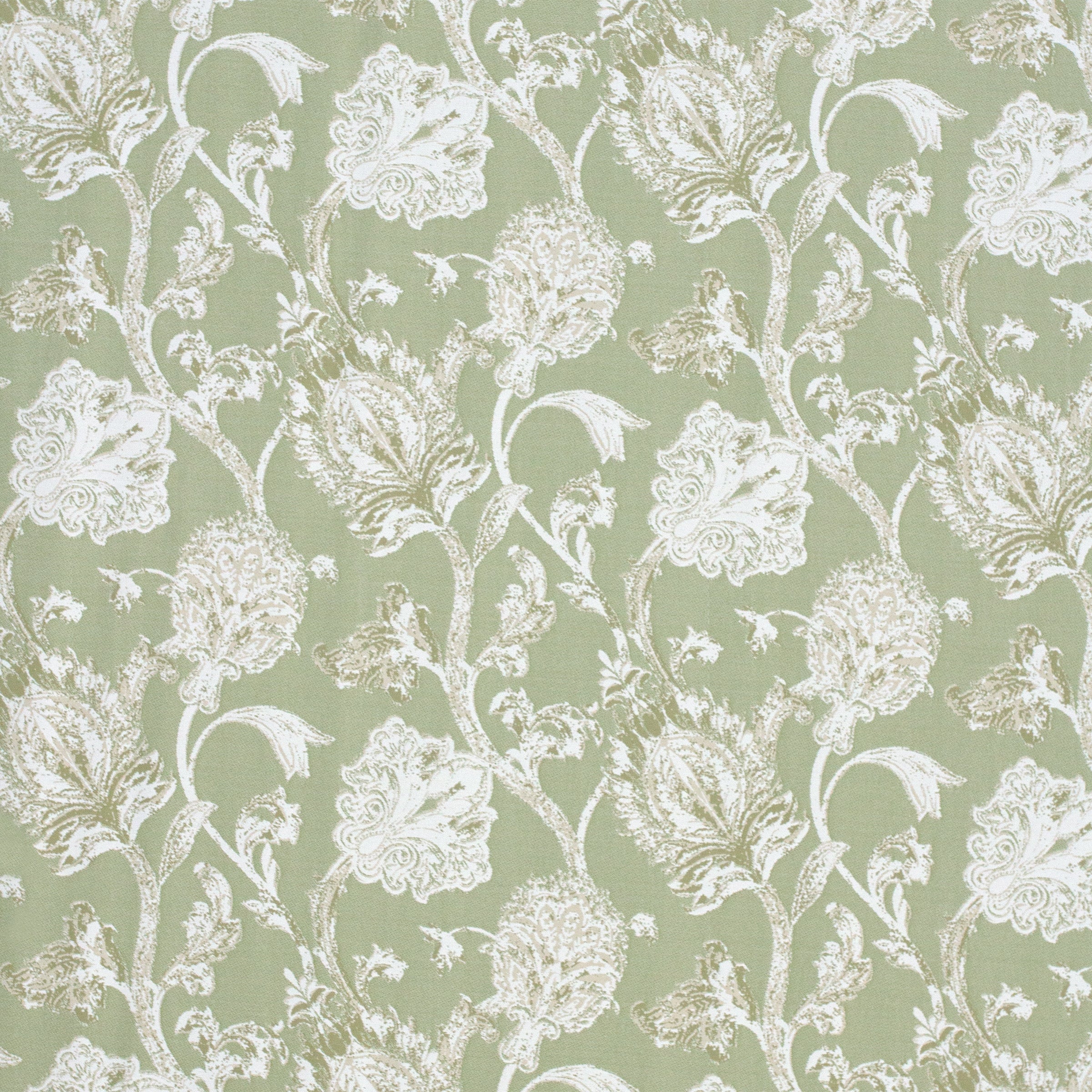 Standard Seat Cushion 17"D x 20.5"W x 2.5"H in Botanical Garden Chartreuse