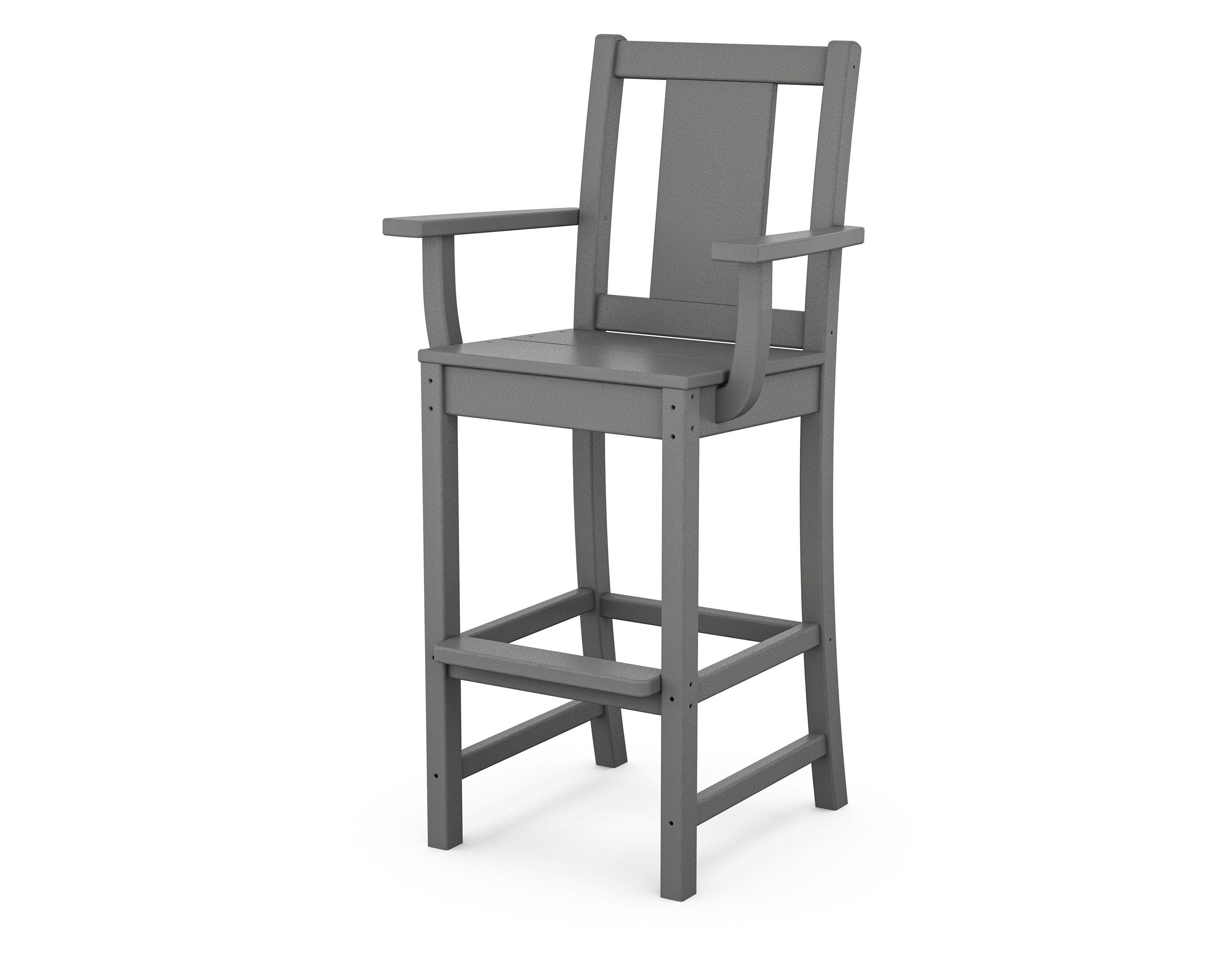 Prairie Bar Arm Chair in Slate Grey