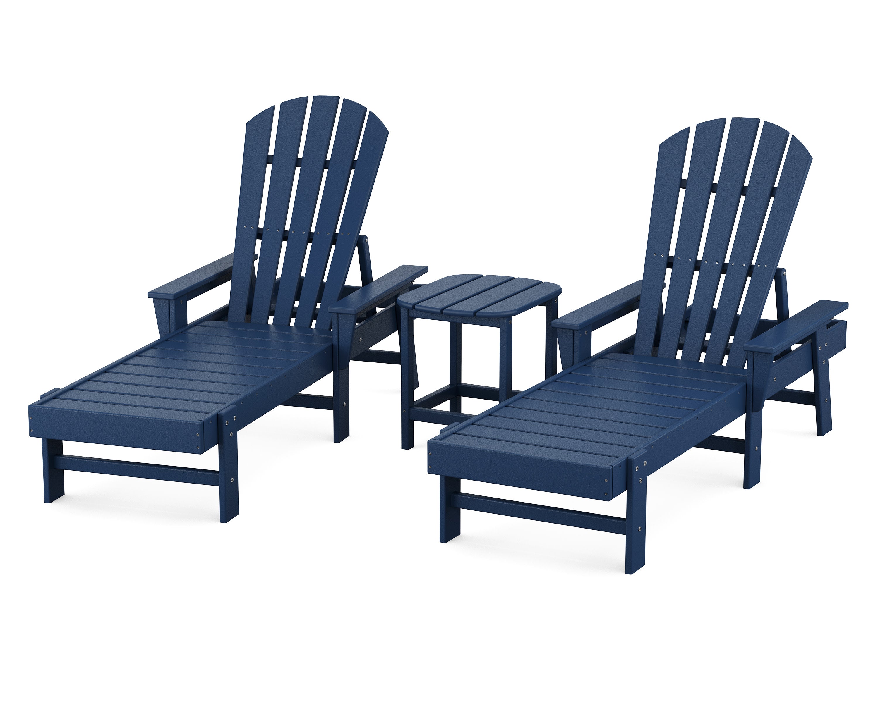 South Beach Chaise 3-Piece Set in Navy
