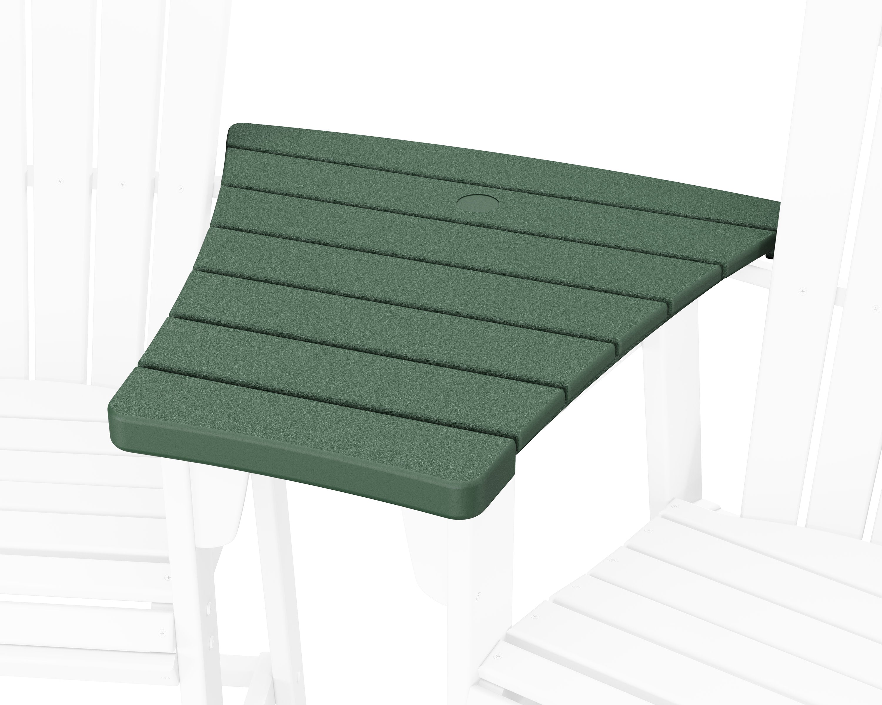 600 Series Angled Adirondack Dining Connecting Table in Green