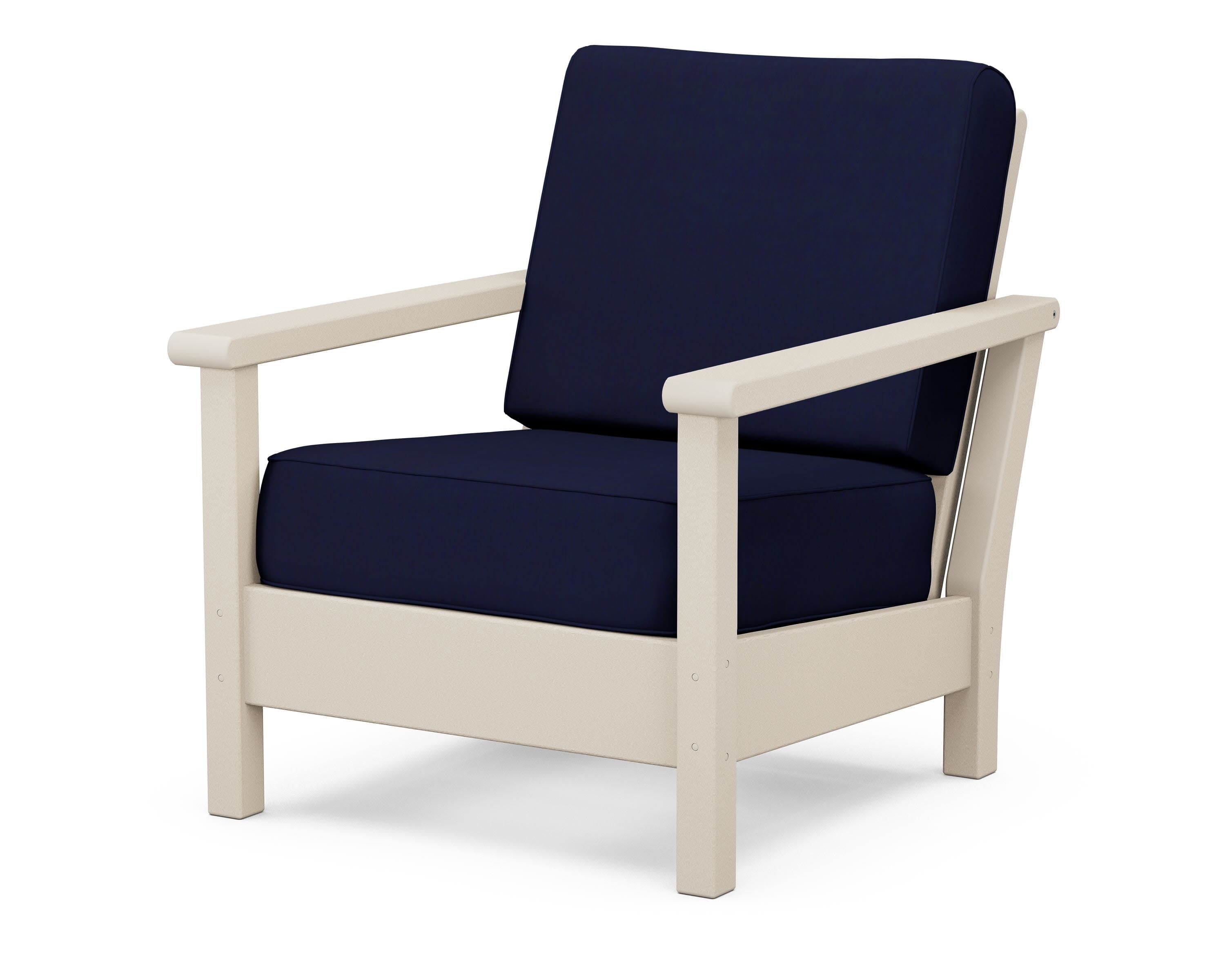 Harbour Deep Seating Chair in Sand / Navy