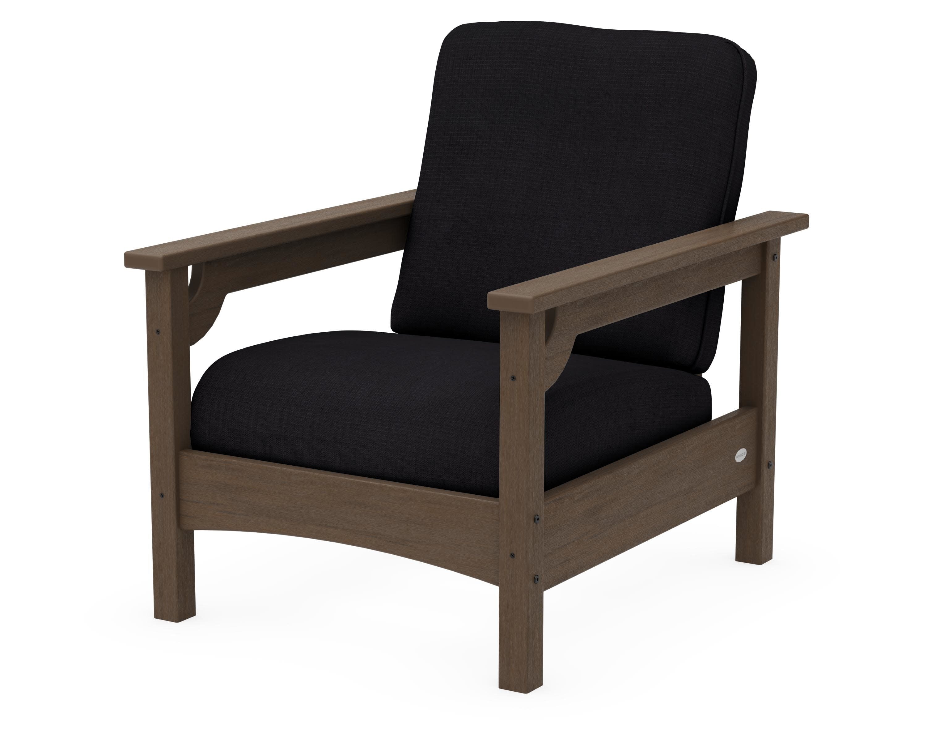 Club Chair in Kona / Midnight Linen