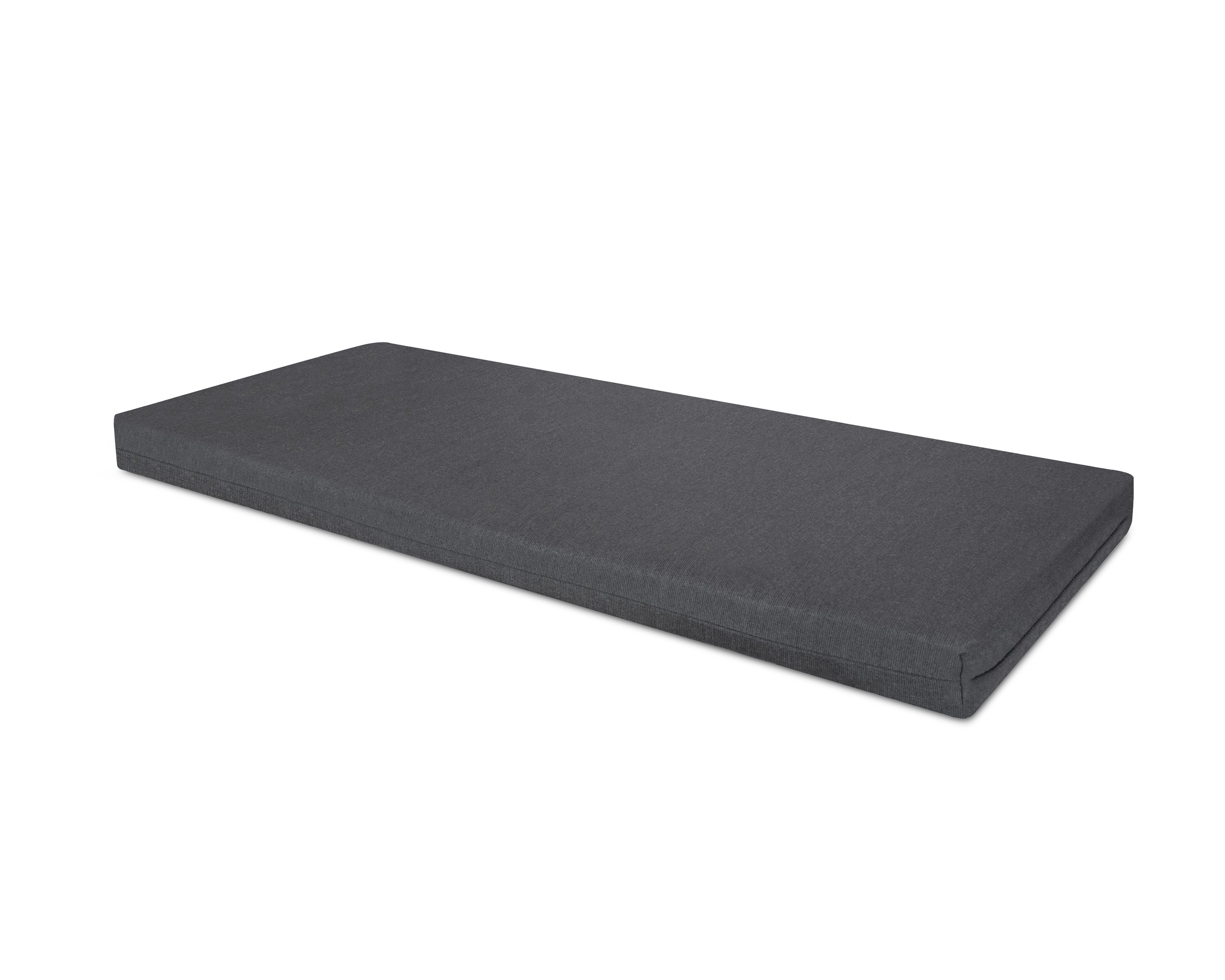 Bench Seat Cushion - 17.75"D x 41"W x 2.5"H in Spectrum Carbon