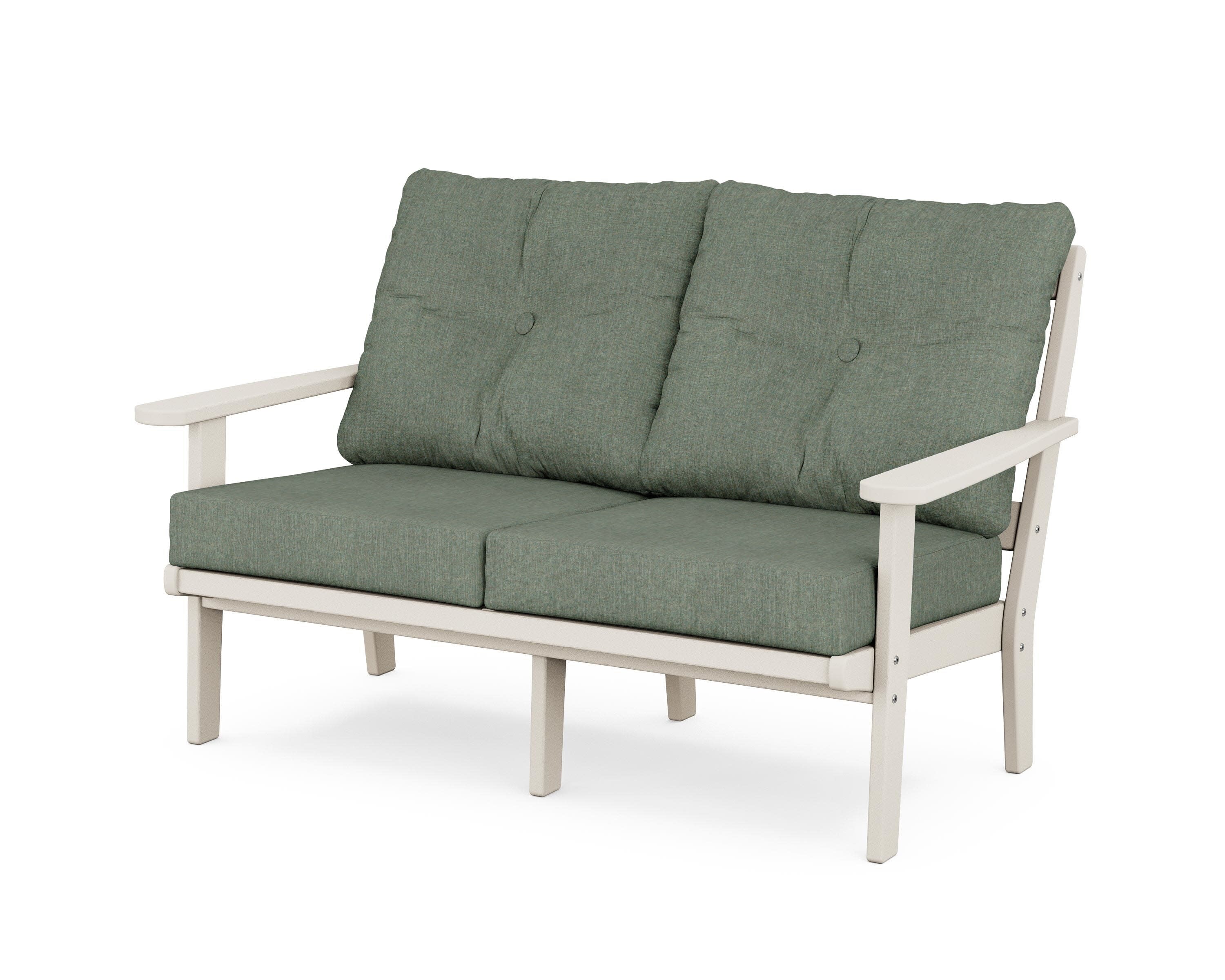Mission Deep SeatingLoveseat in Sand / Cast Sage