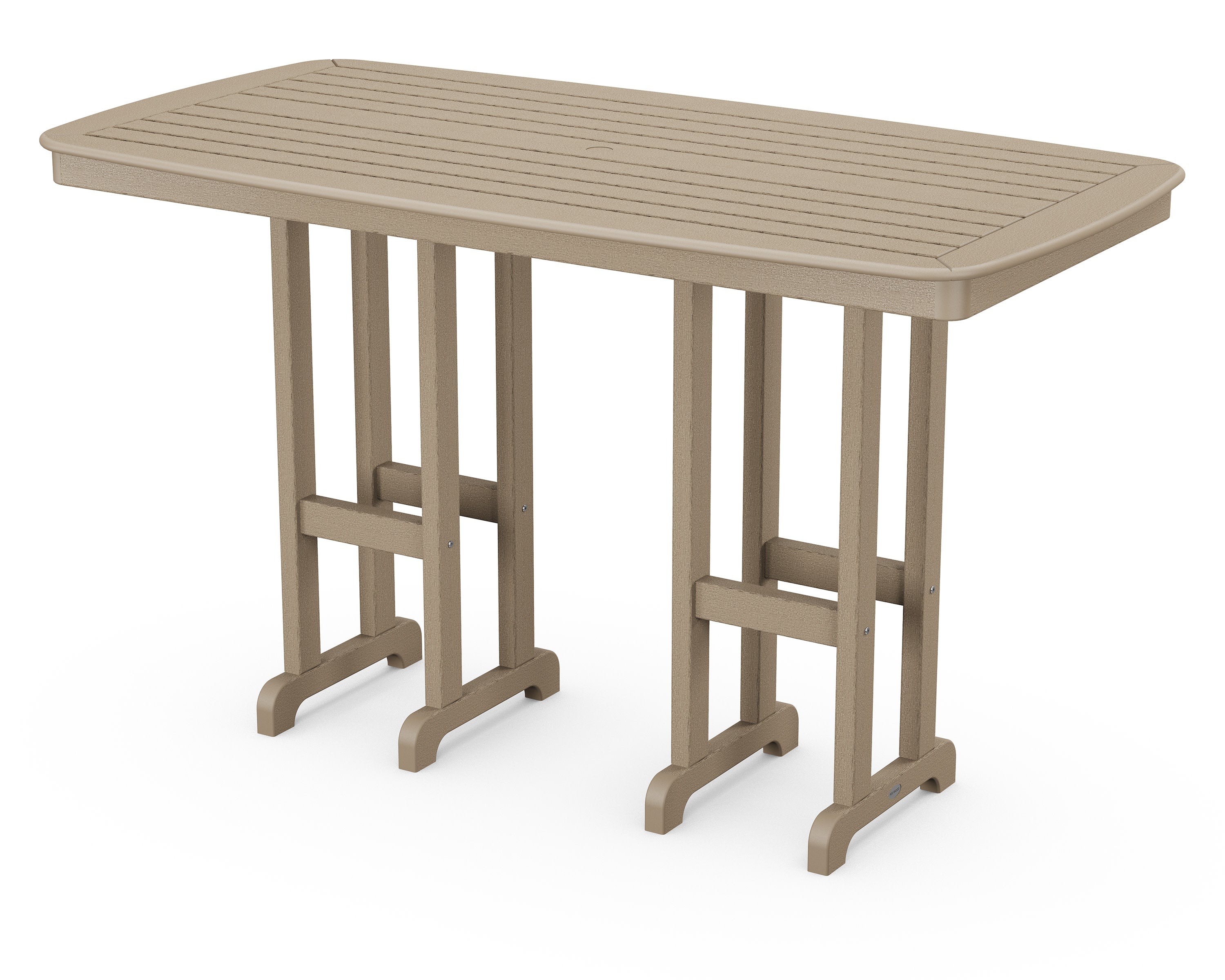 Nautical 37" x 72" Bar Table in Vintage Sahara