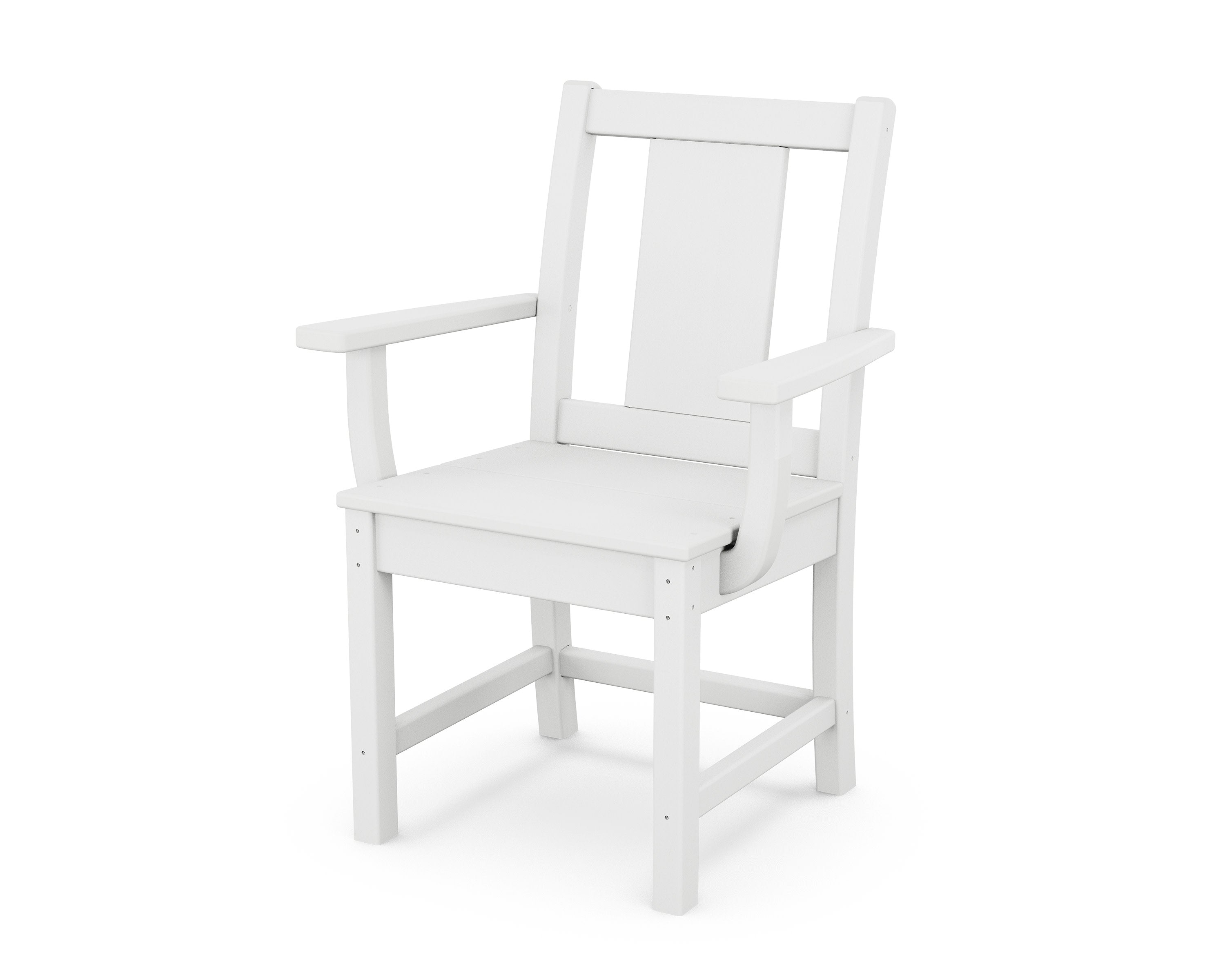 Prairie Dining Arm Chair in White