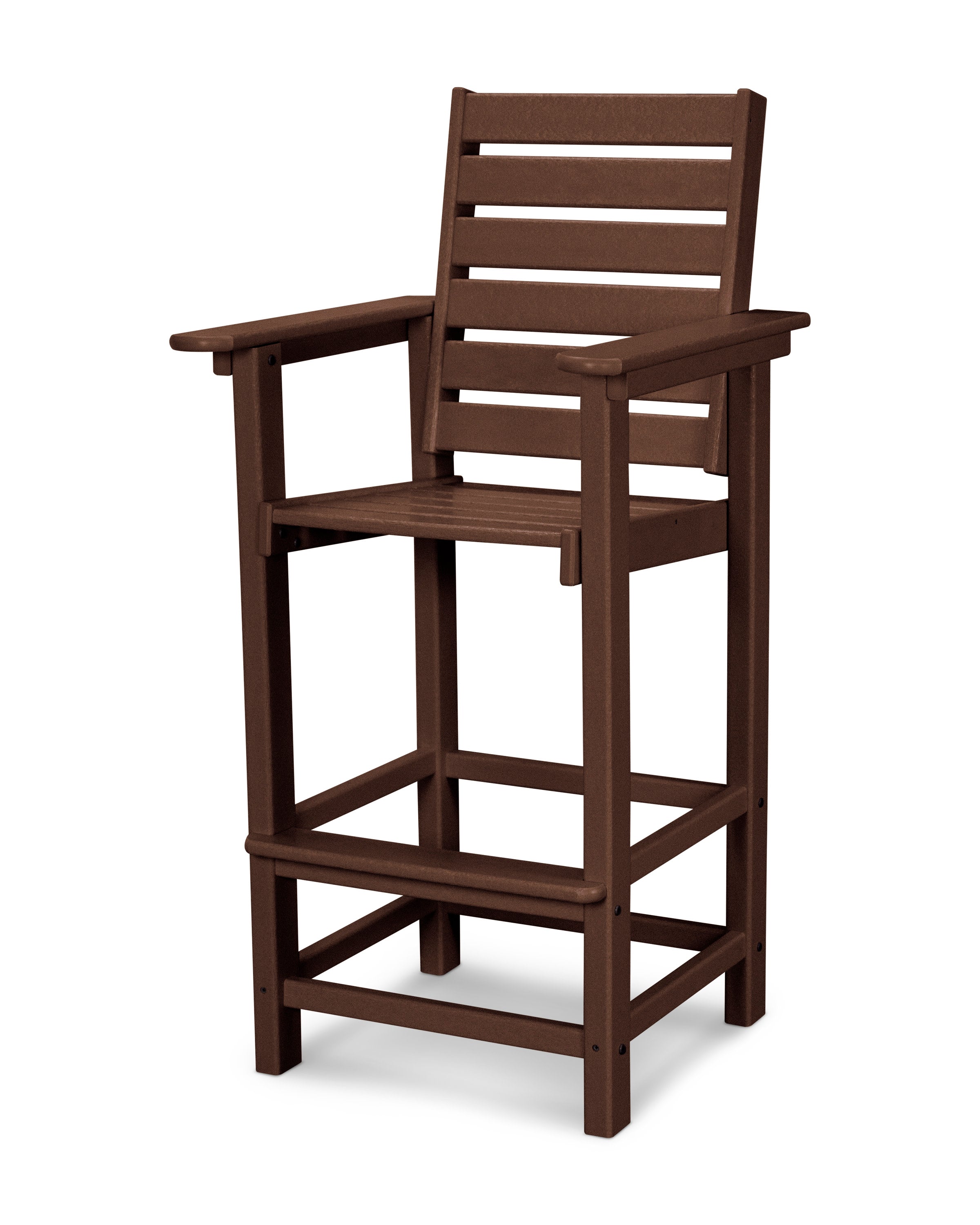 Captain Bar Chair in Mahogany
