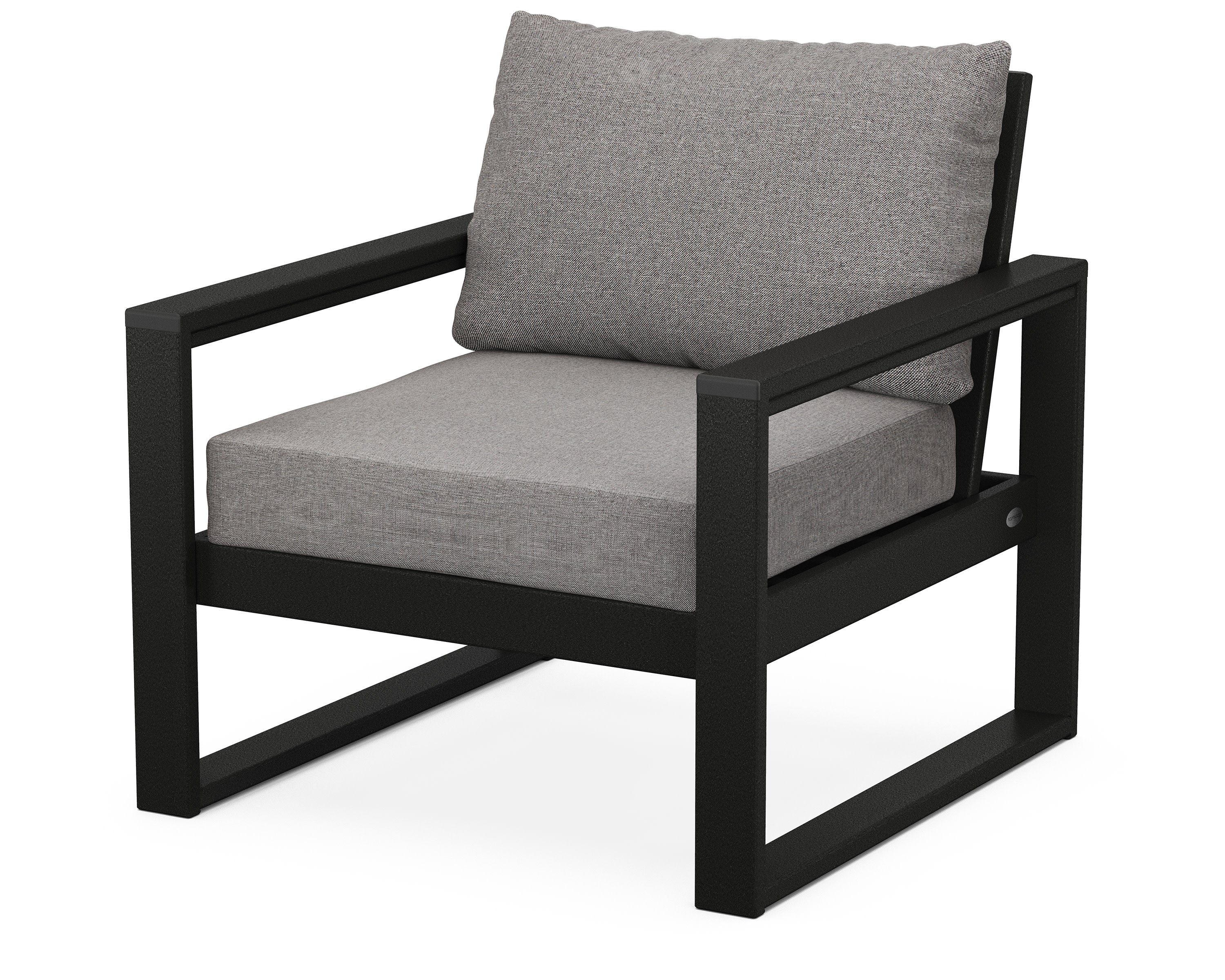 EDGE Club Chair in Black / Grey Mist
