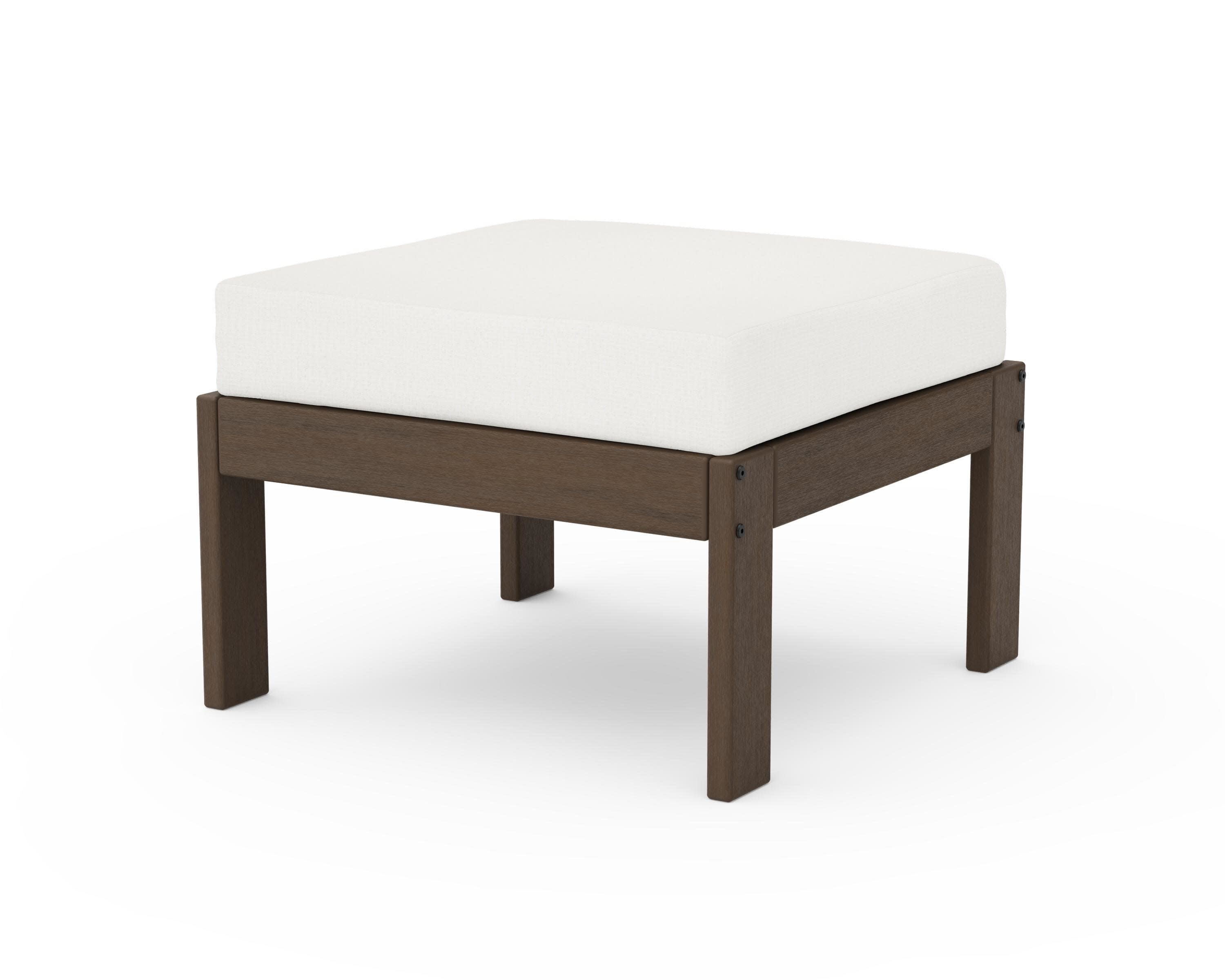 Vineyard Modular Ottoman in Kona / Natural Linen