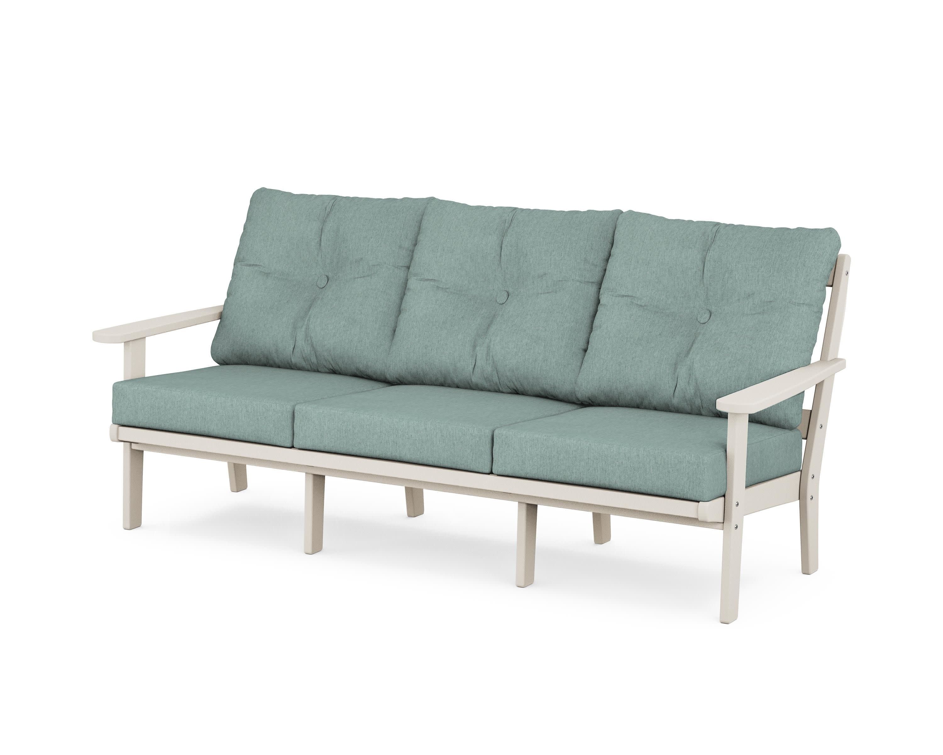 Mission Deep Seating Sofa in Sand / Glacier Spa