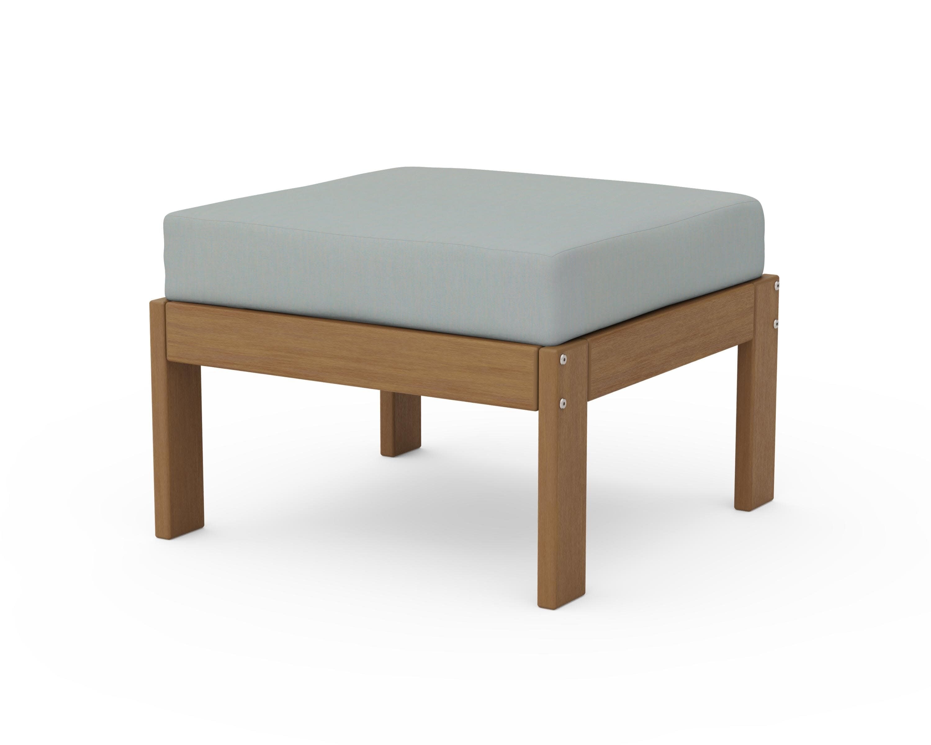 Vineyard Modular Ottoman in Natural / Spa