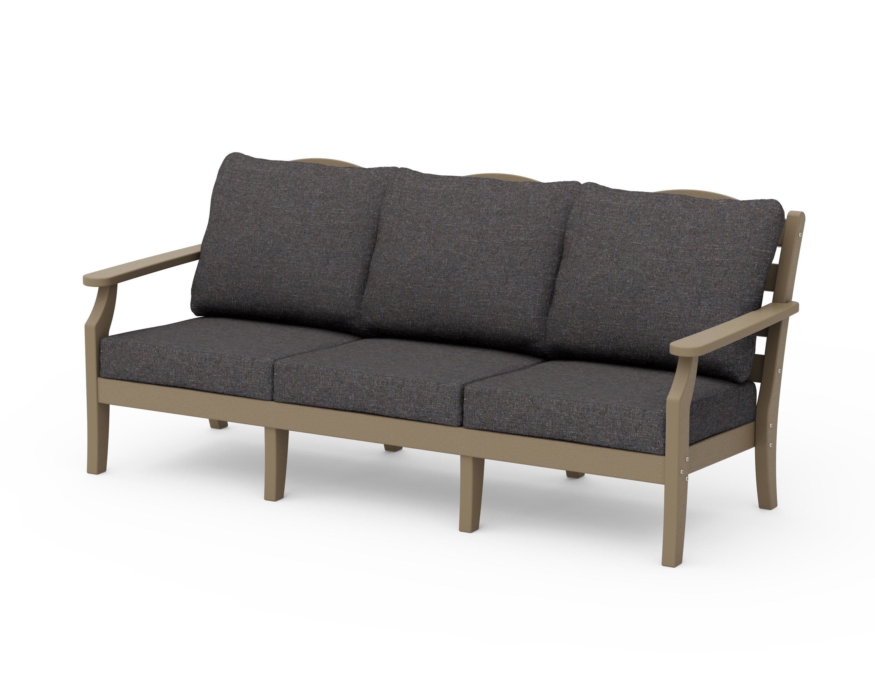 Savannah Deep Seating Sofa in Vintage Sahara / Ash Charcoal