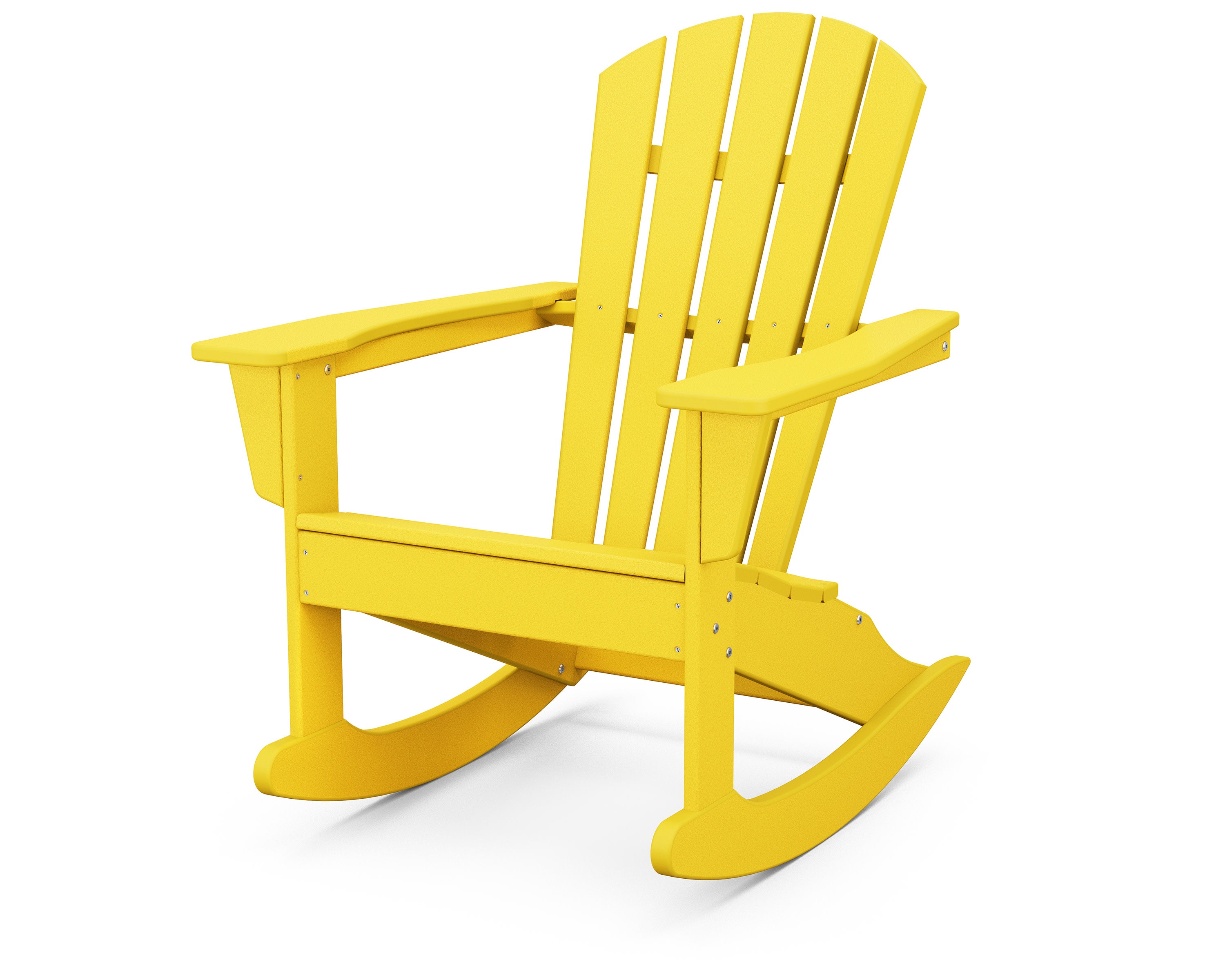 Palm Coast Adirondack Rocking Chair in Lemon