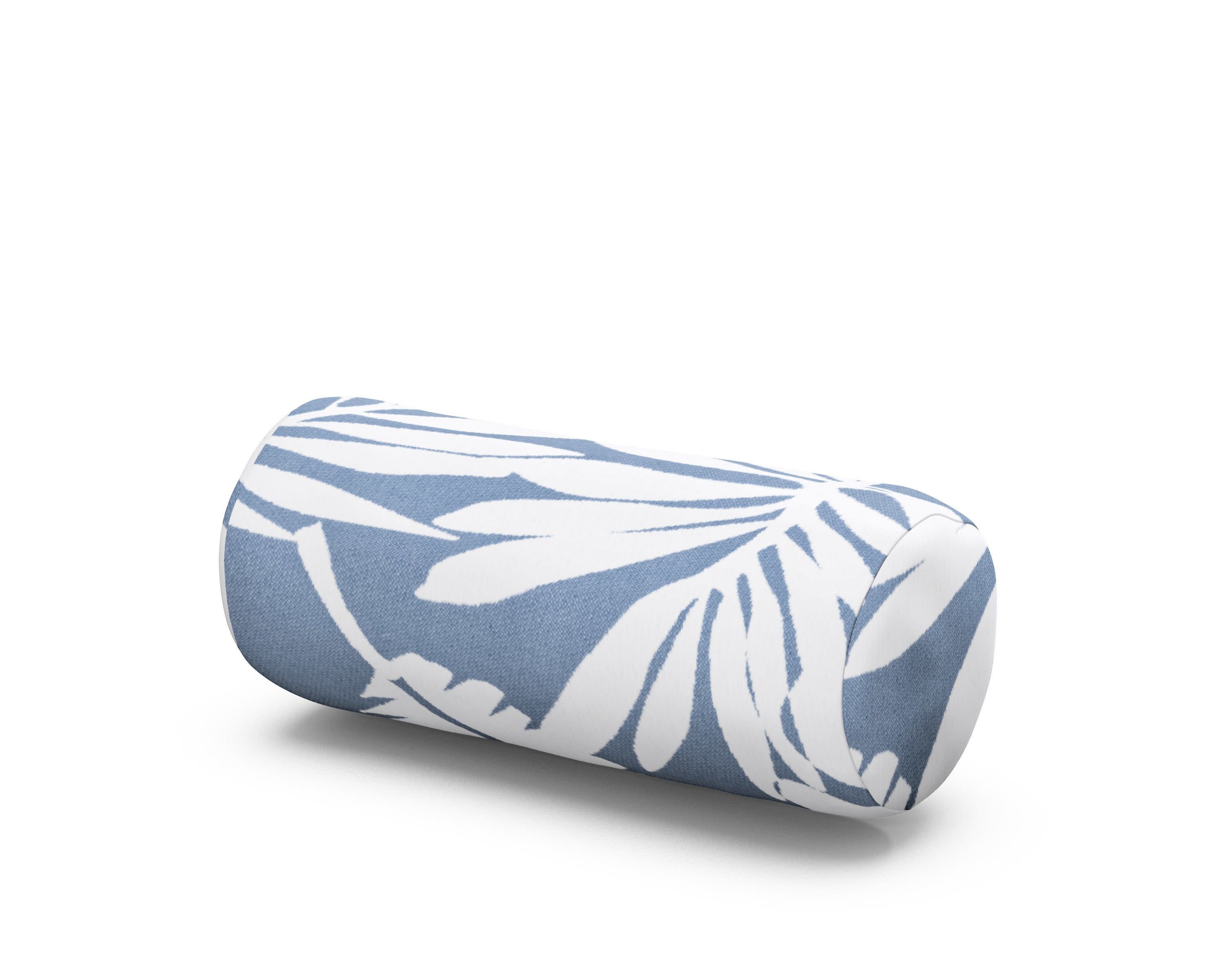 Headrest Pillow - Extended One Strap in Leaf Sky Blue