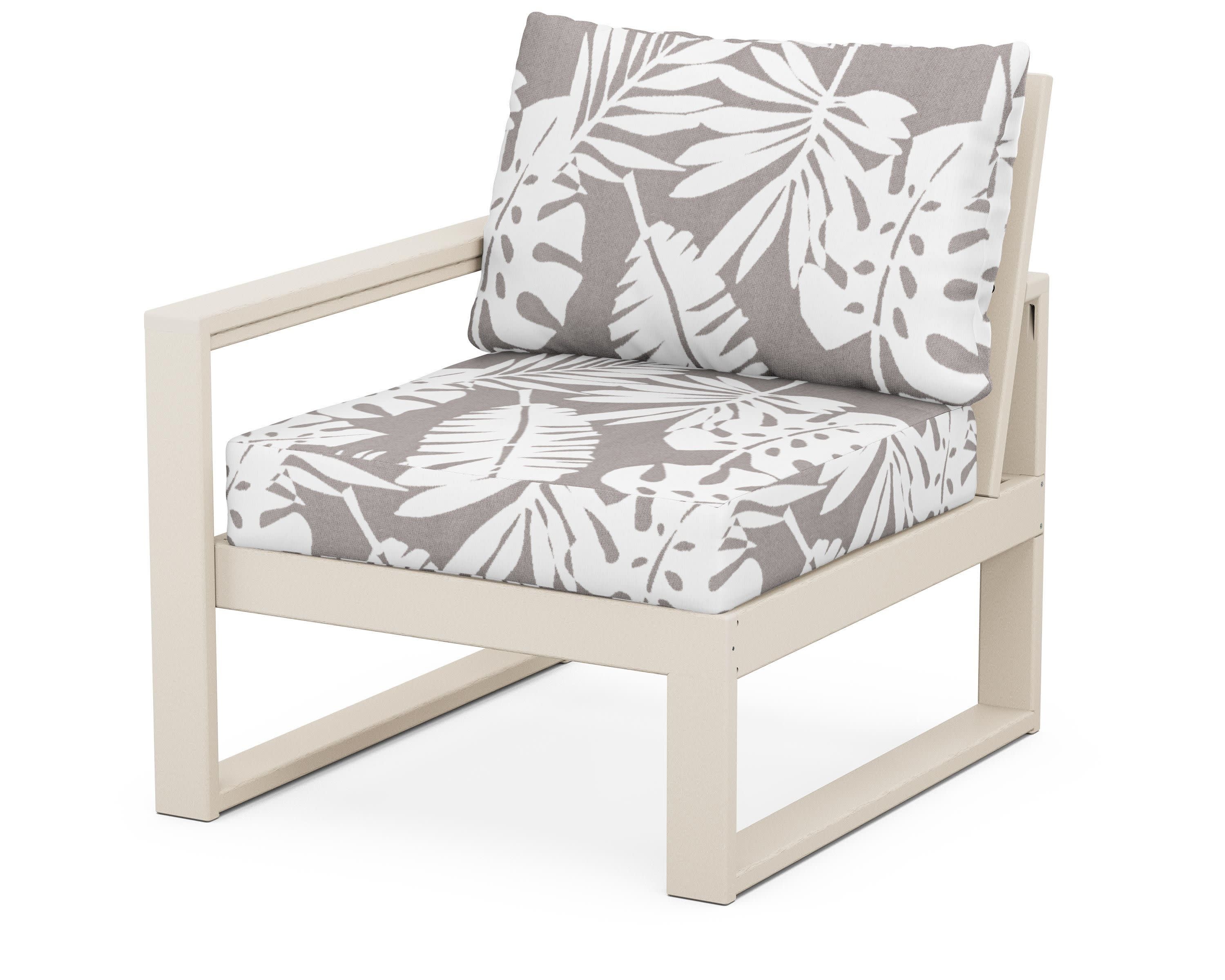 EDGE Modular Left Arm Chair in Sand / Leaf Grey Mist