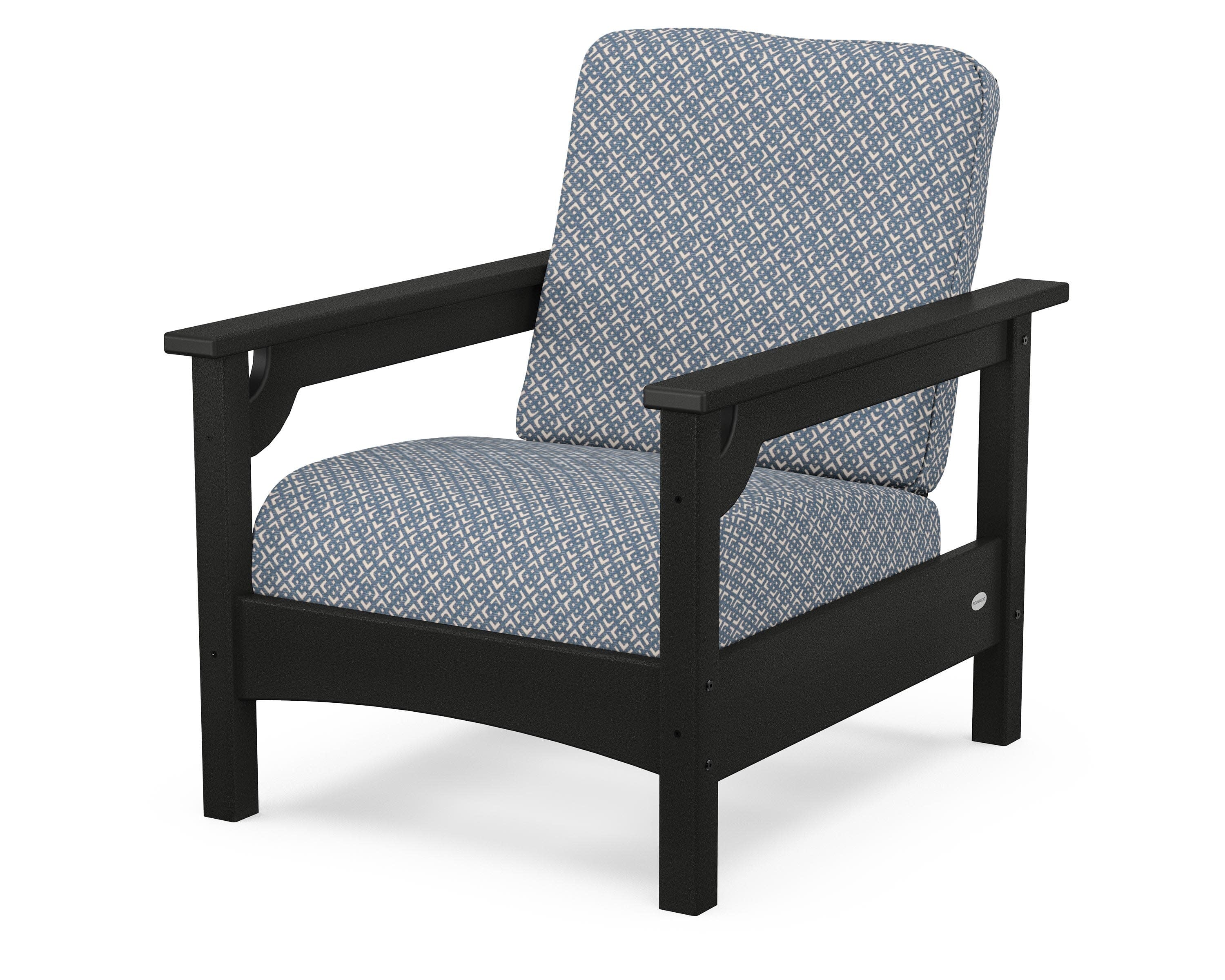 Club Chair in Black / Hopscotch