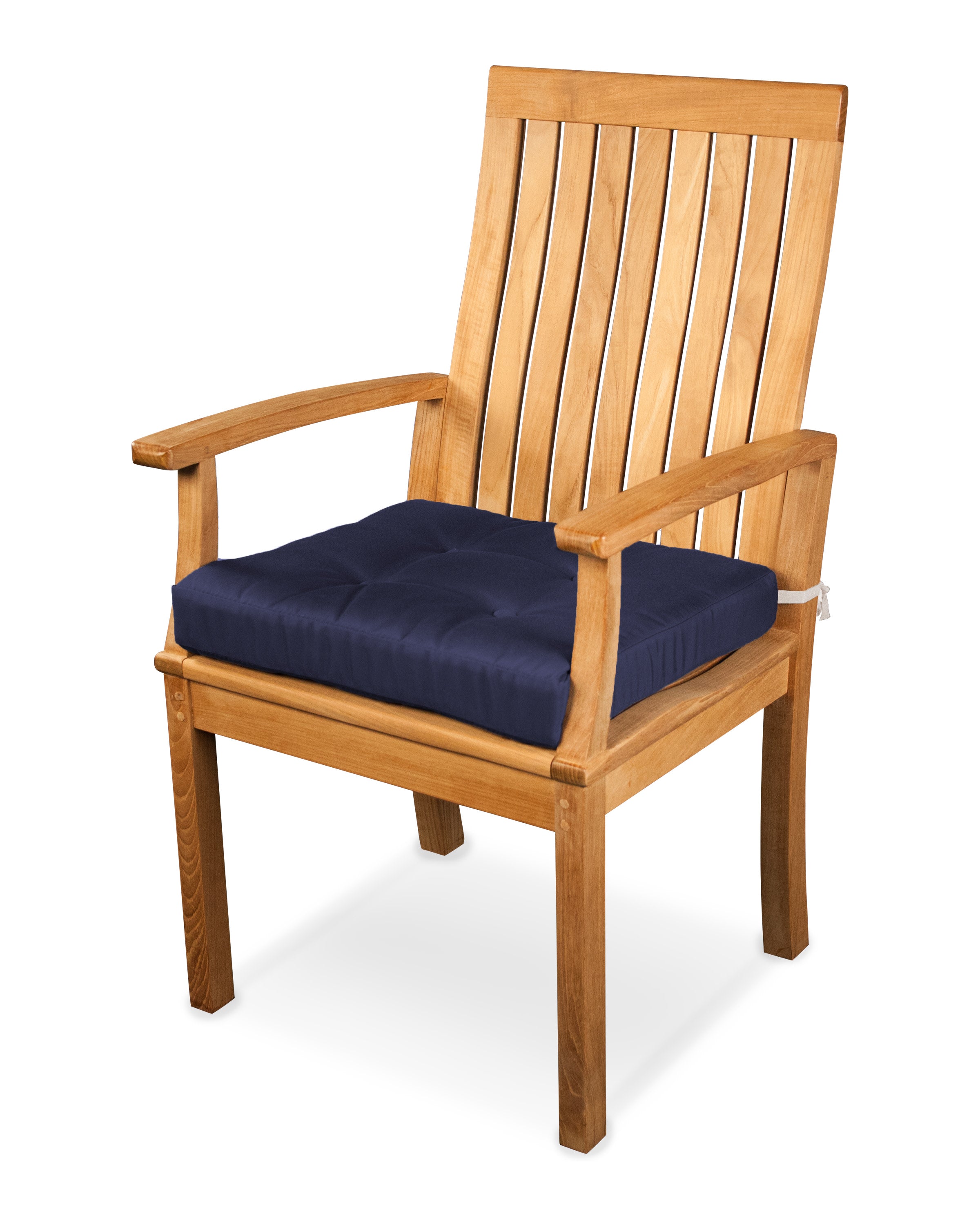 Ateeva Luxe 19" x 18" Outdoor Rocker Seat Cushion by POLYWOOD in Navy