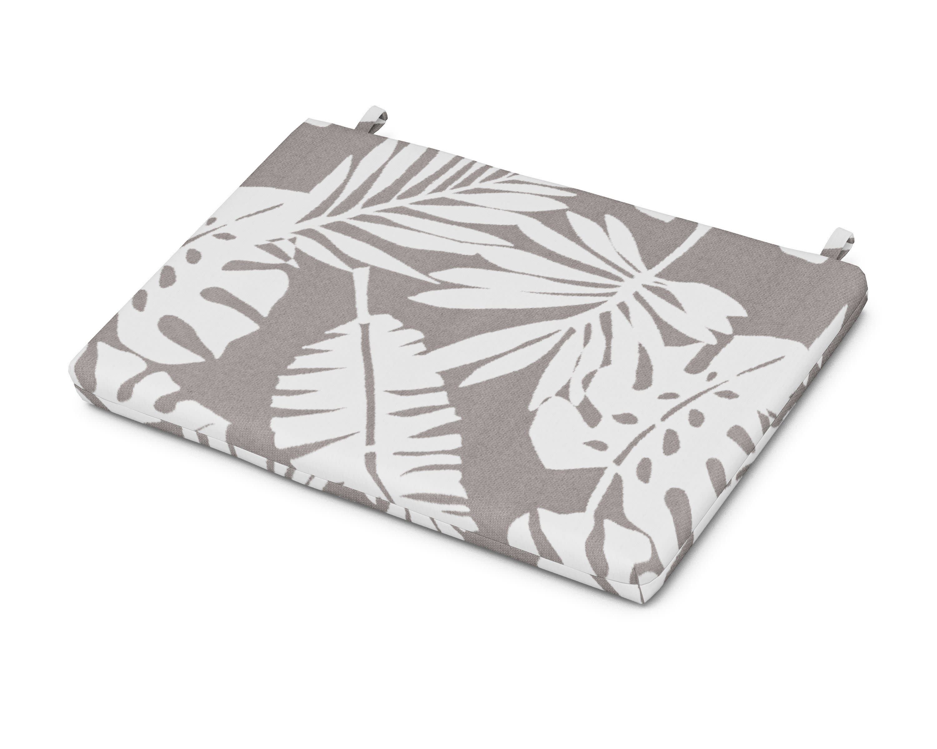 Eastport Lounge Chair Cushion in Leaf Grey Mist