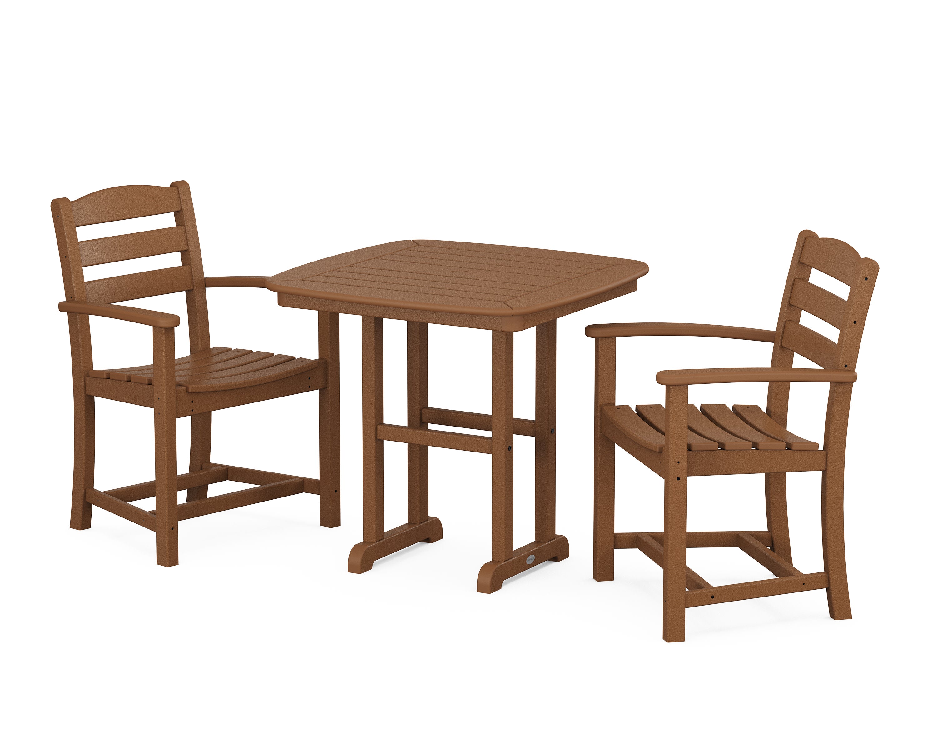 La Casa Caf 3-Piece Dining Set in Teak