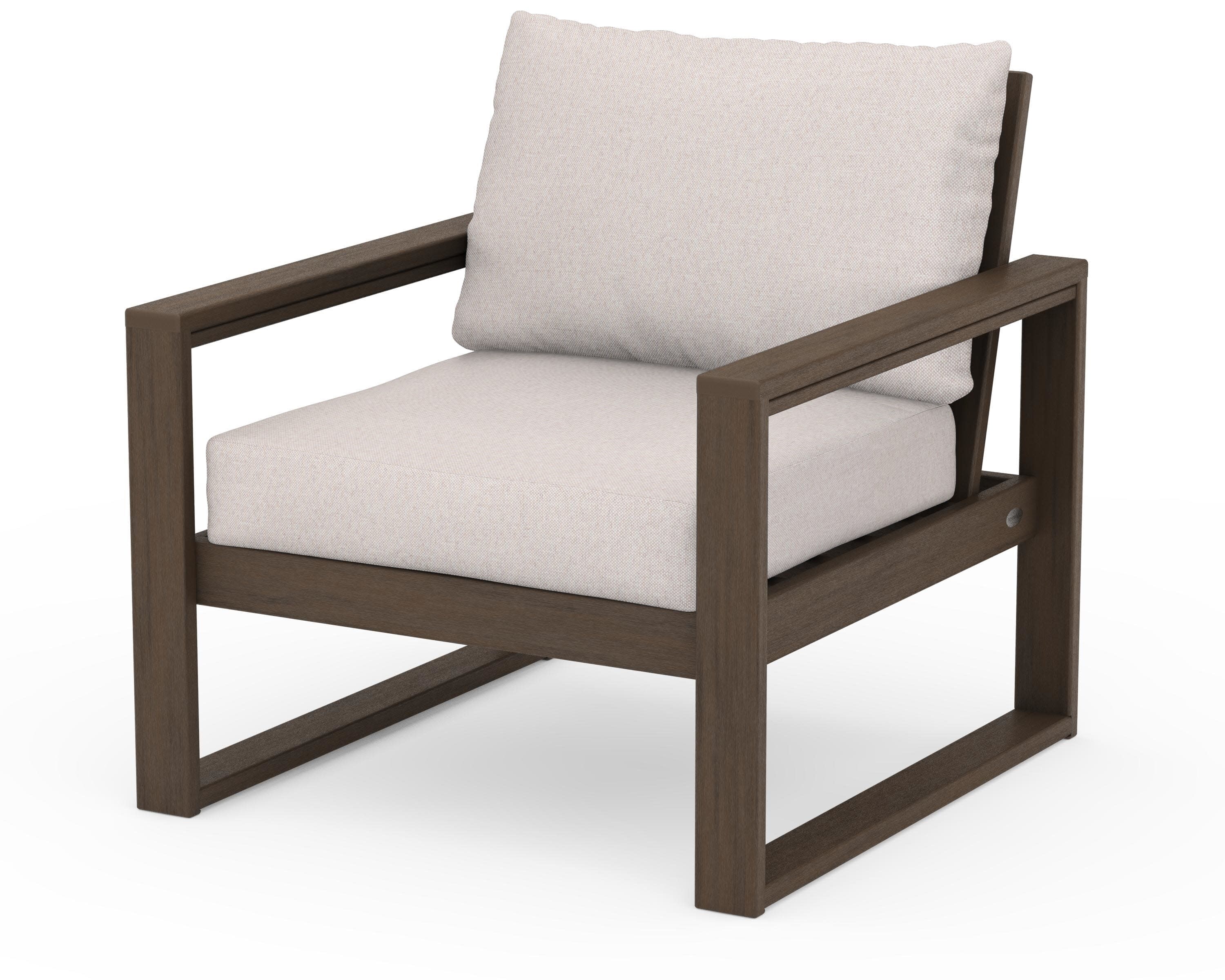 EDGE Club Chair in Kona / Dune Burlap