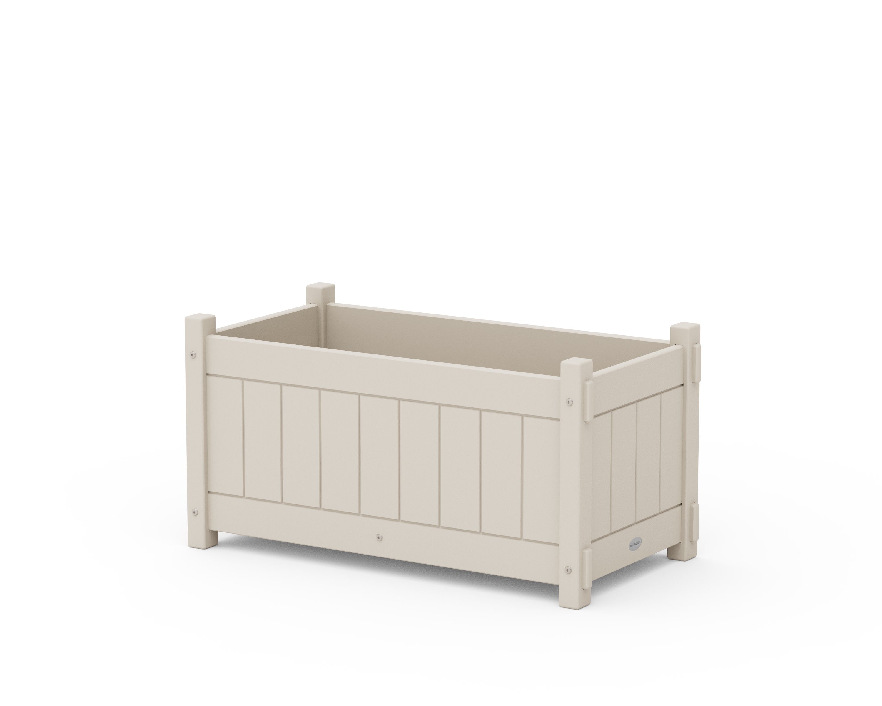 Vineyard Rectangle Double Planter Box in Sand