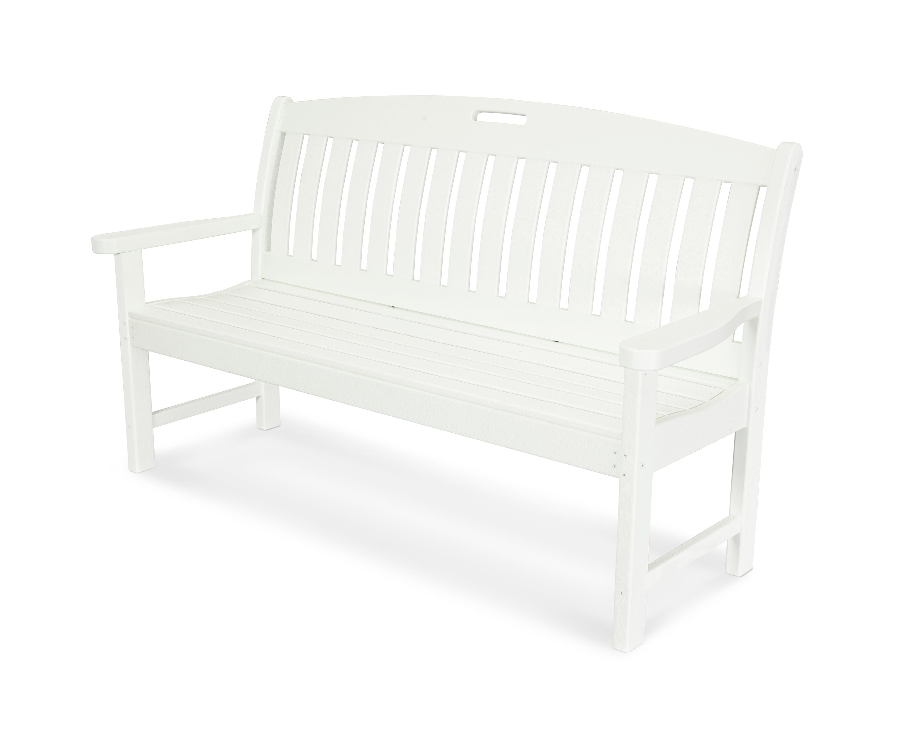 Nautical 60" Bench in Vintage White