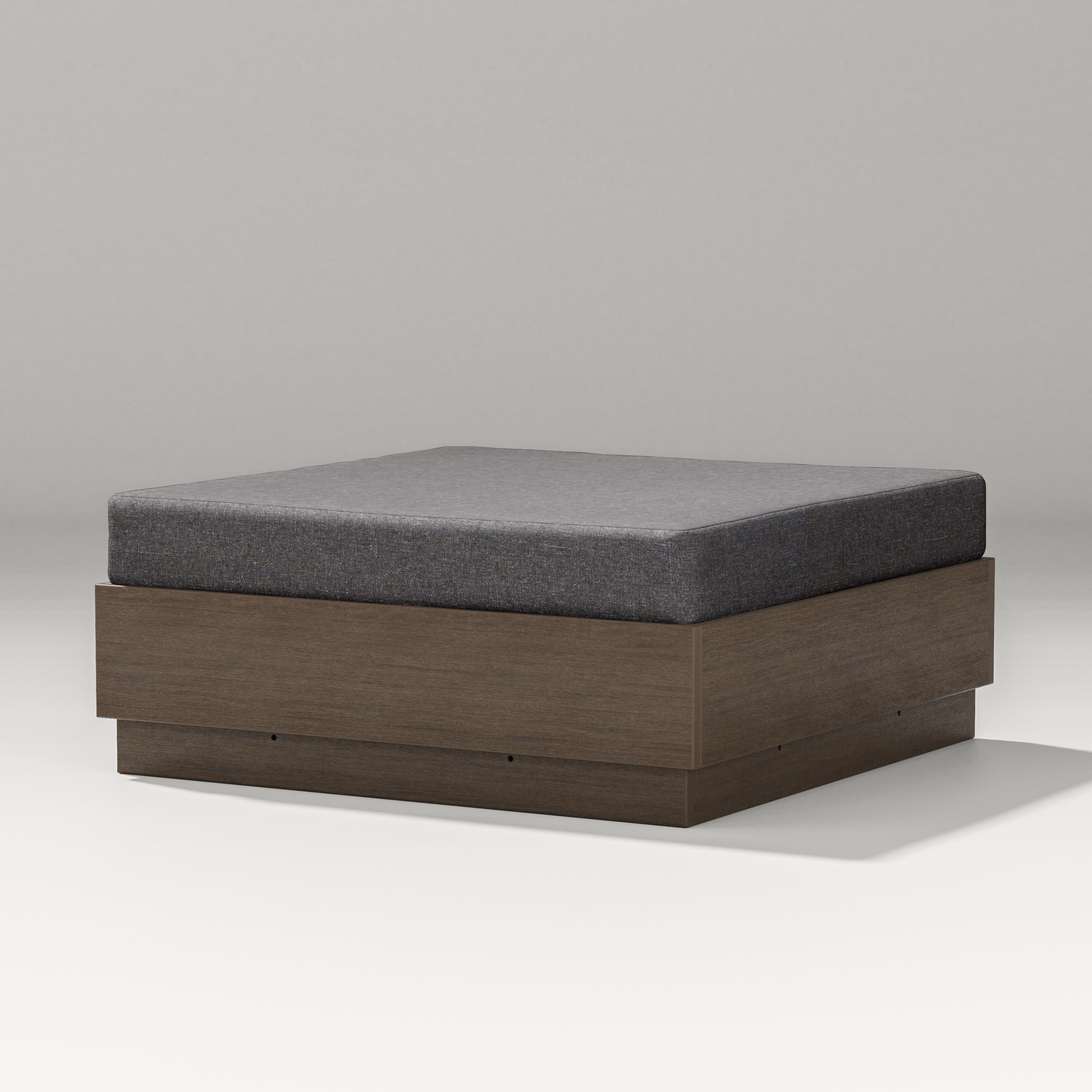Elevate Lounge Ottoman in Kona / Ash Charcoal