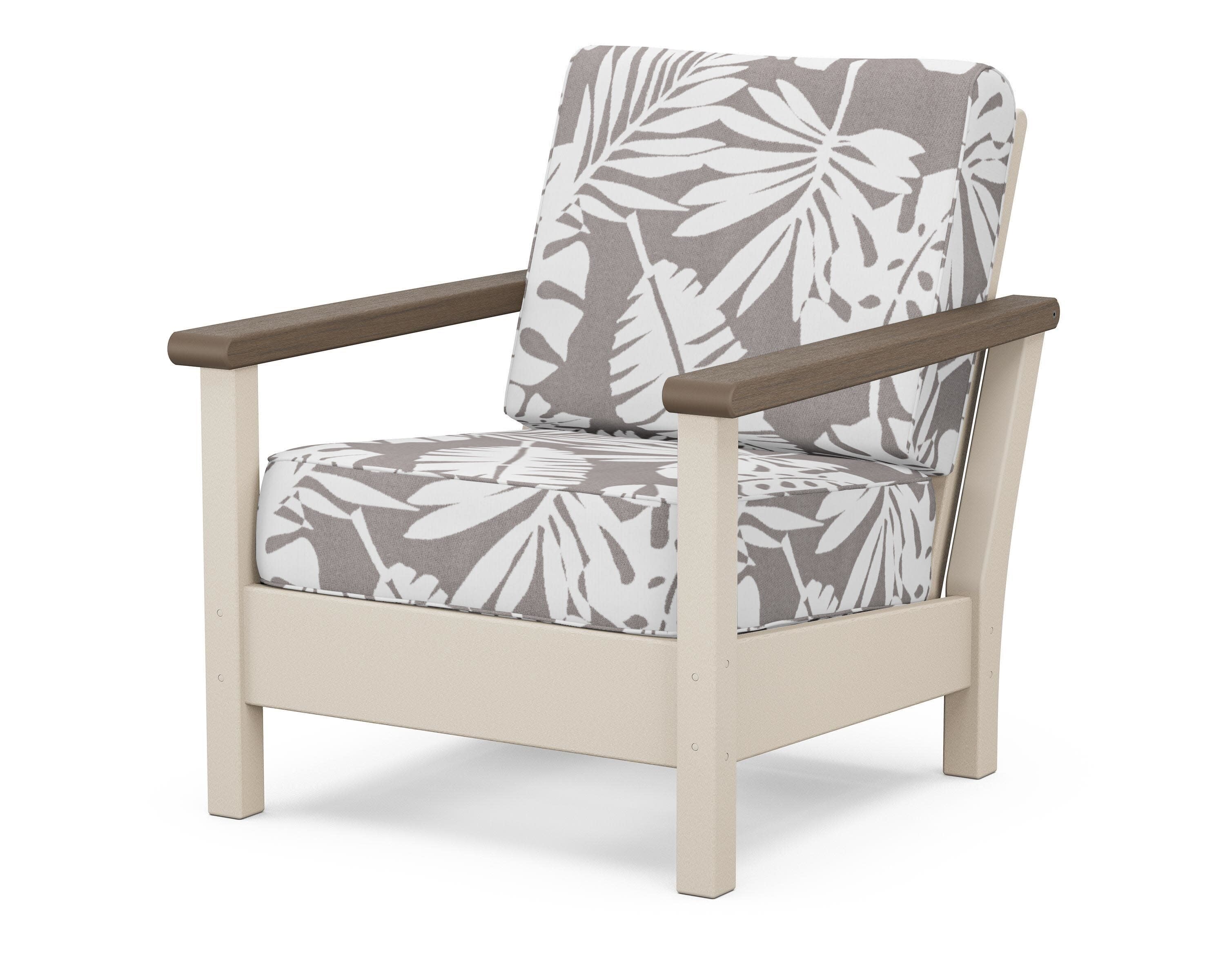 Harbour Deep Seating Chair in Sand / Kona / Leaf Grey Mist