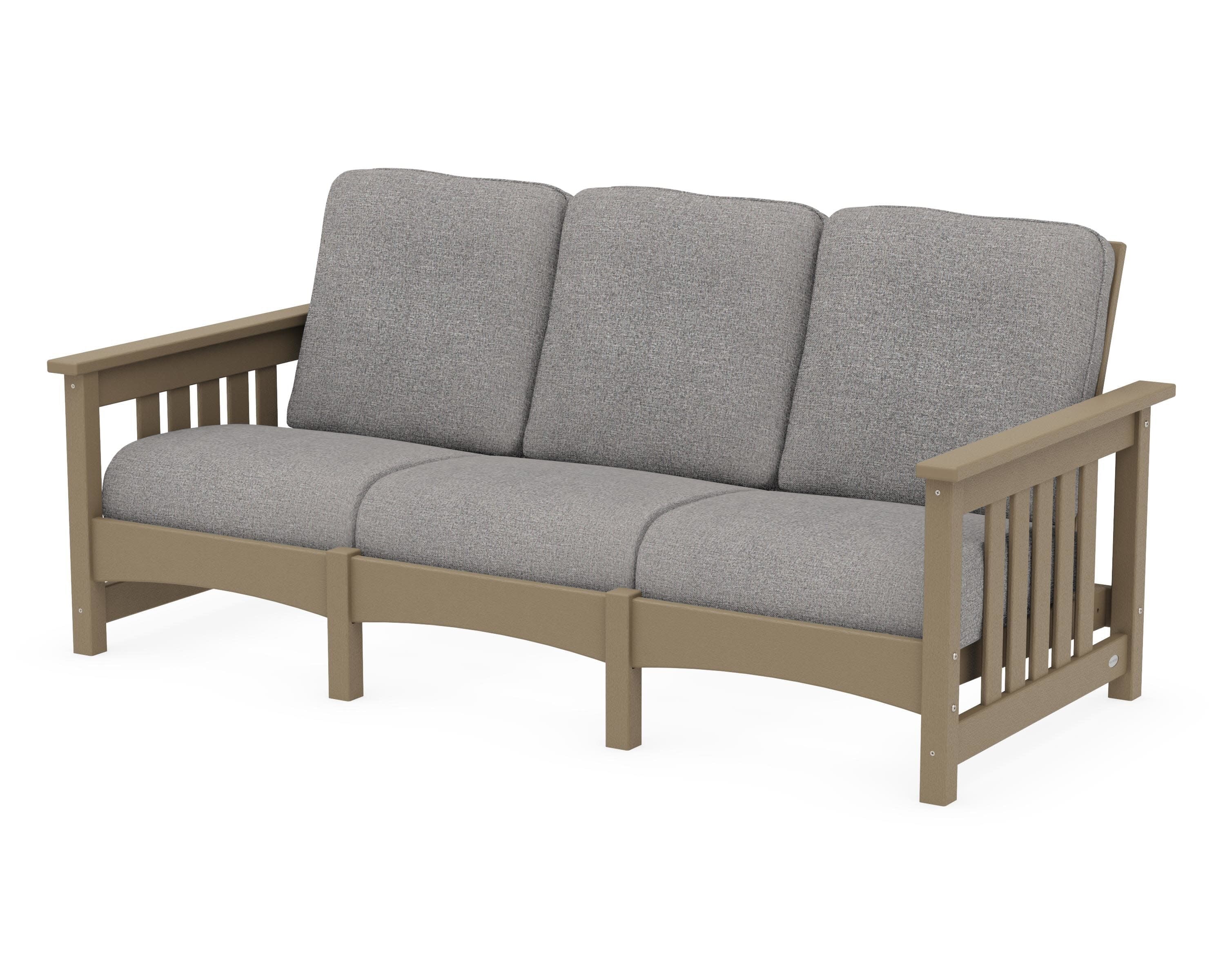 Club Mission Sofa in Vintage Sahara / Grey Mist