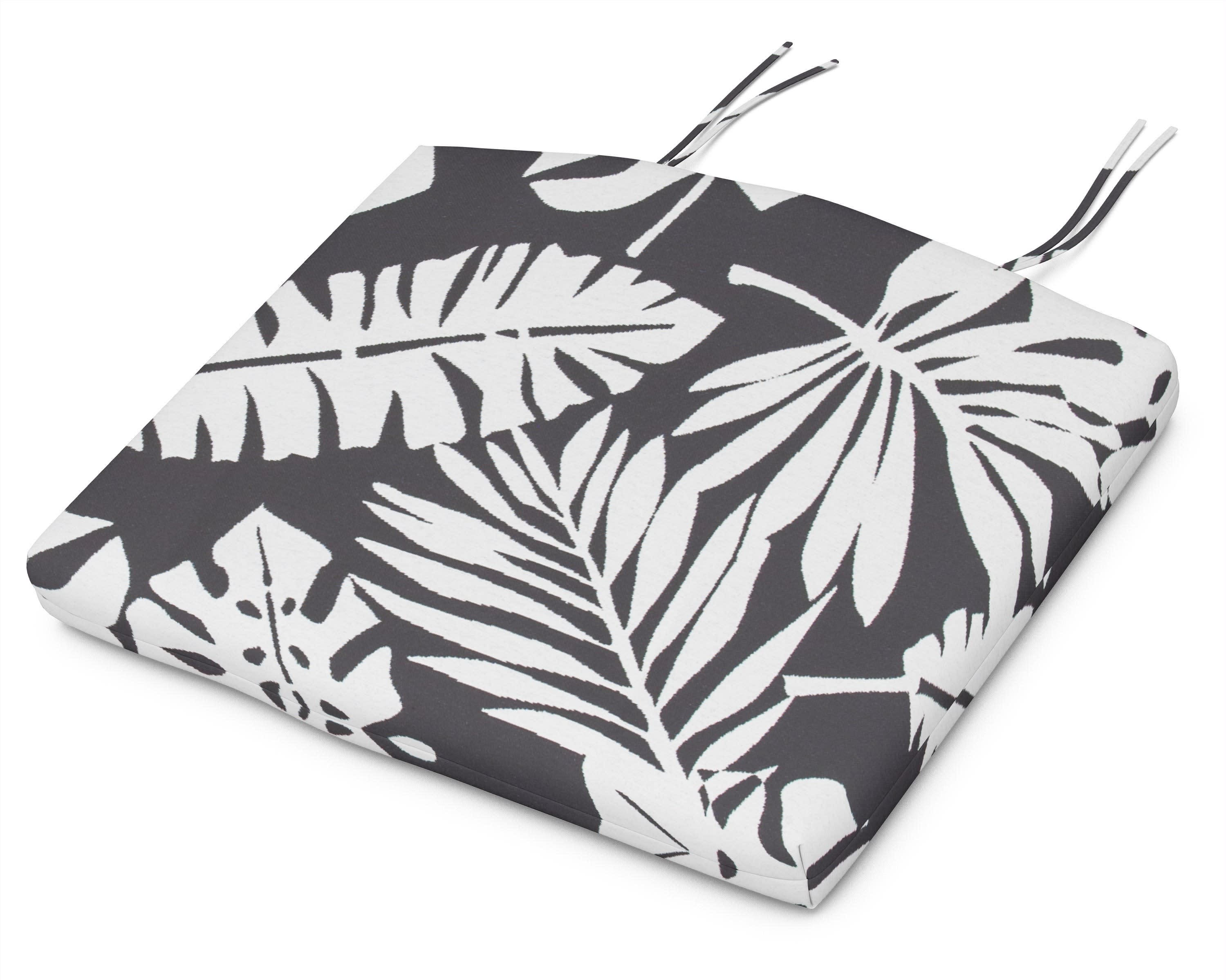 Standard Seat Cushion 18.5"D x 24"W x 2.5"H in Leaf Carbon